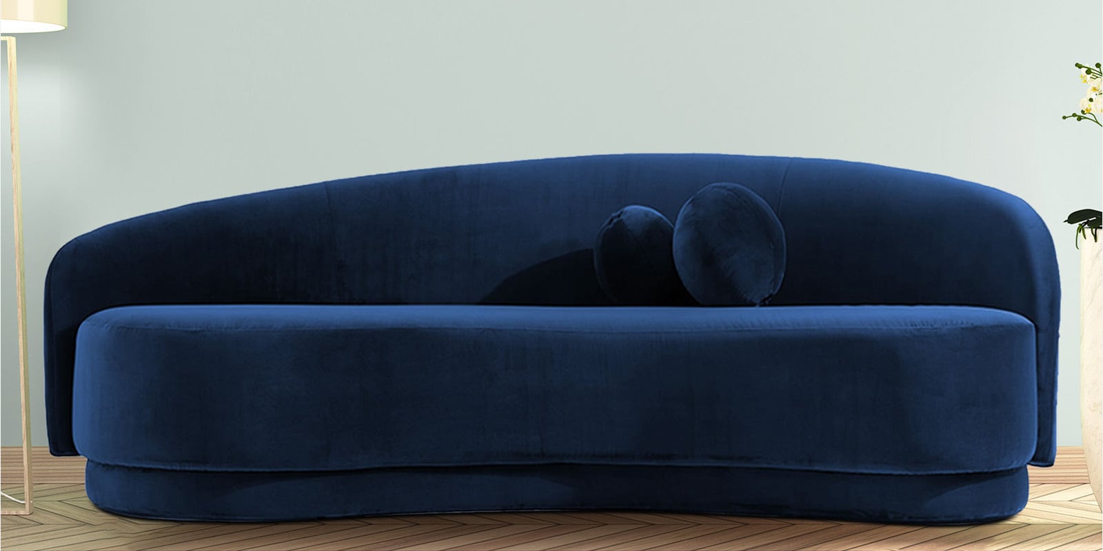 Tarron Modern Velvet 3 Seater Sofa for Living Room - Image 2