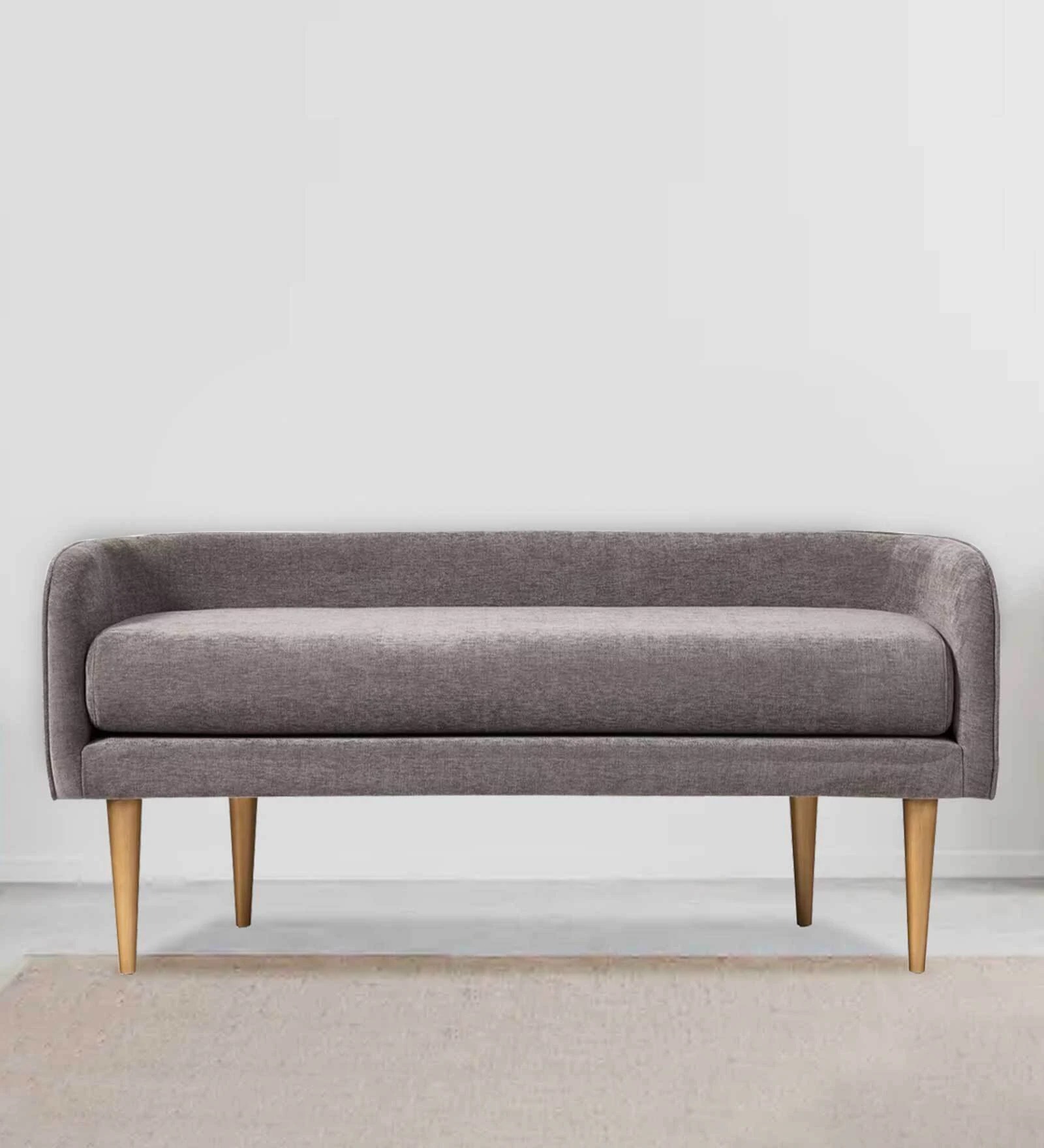 Grey Fabric Bench – Modern Upholstered Seating Bench | Swani Furniture