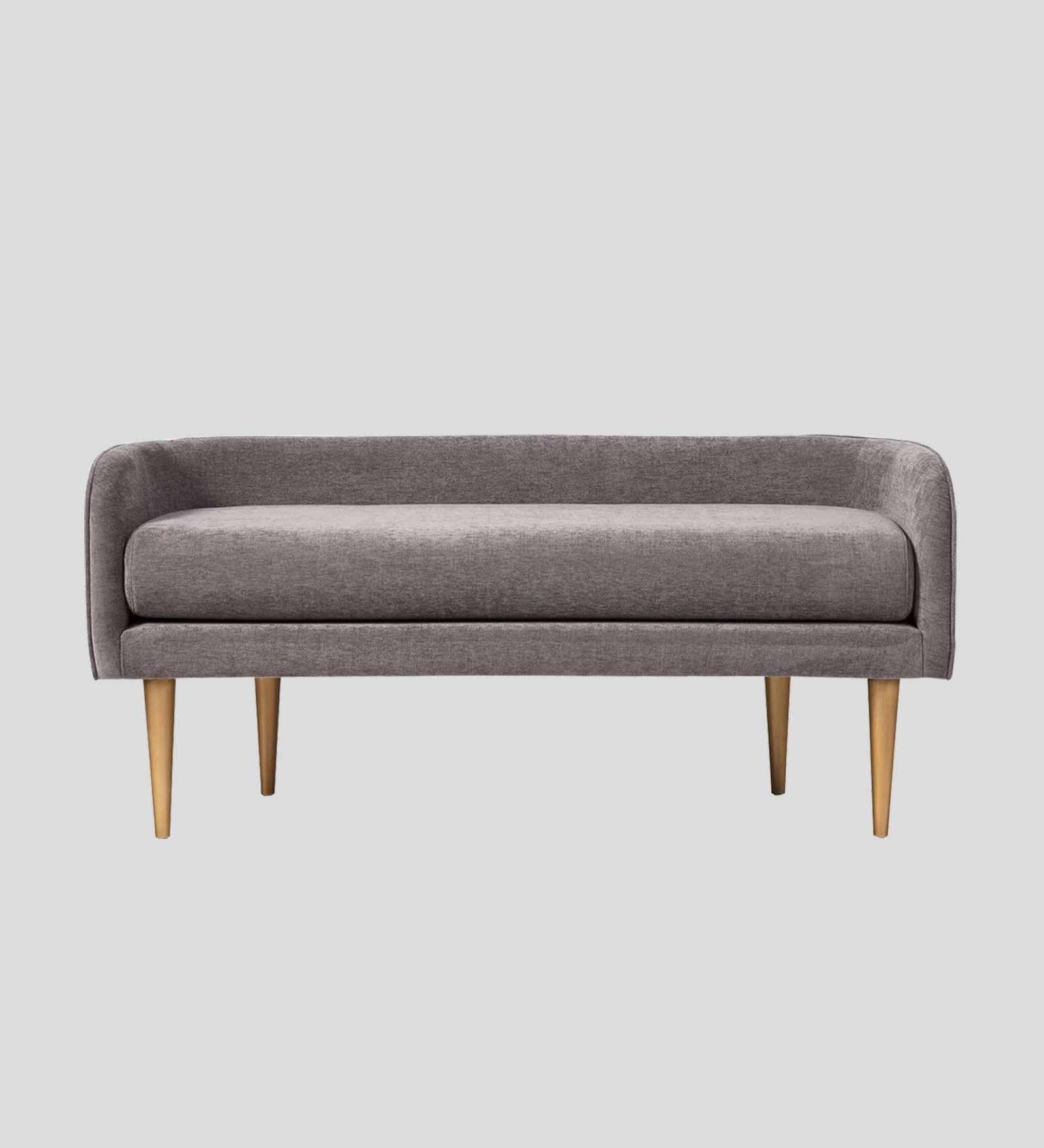 Grey Fabric Bench – Modern Upholstered Seating Bench | Swani Furniture - Image 4