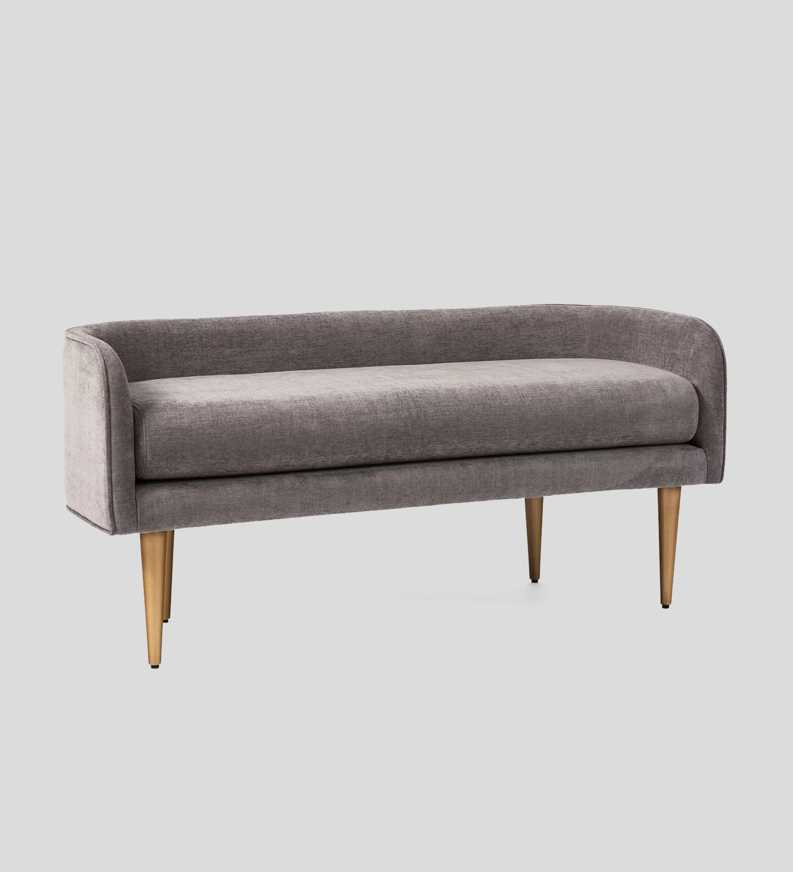 Grey Fabric Bench – Modern Upholstered Seating Bench | Swani Furniture - Image 3