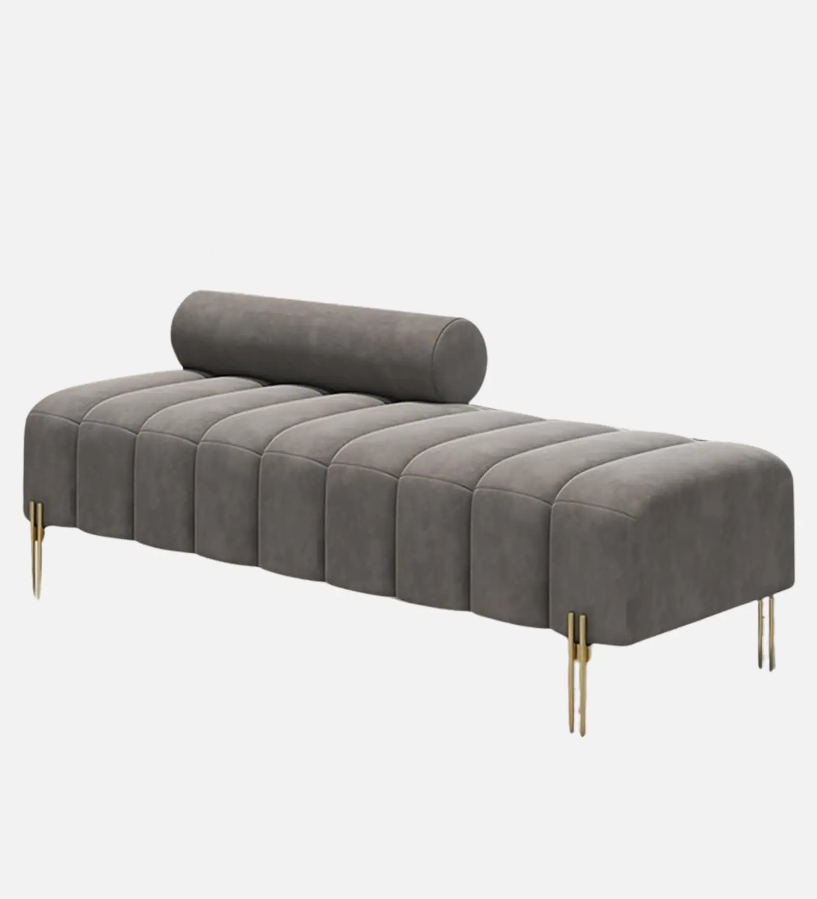 2 Seater Upholstered Bench in Dark Grey – Modern Seating Bench | Swani Furniture - Image 3