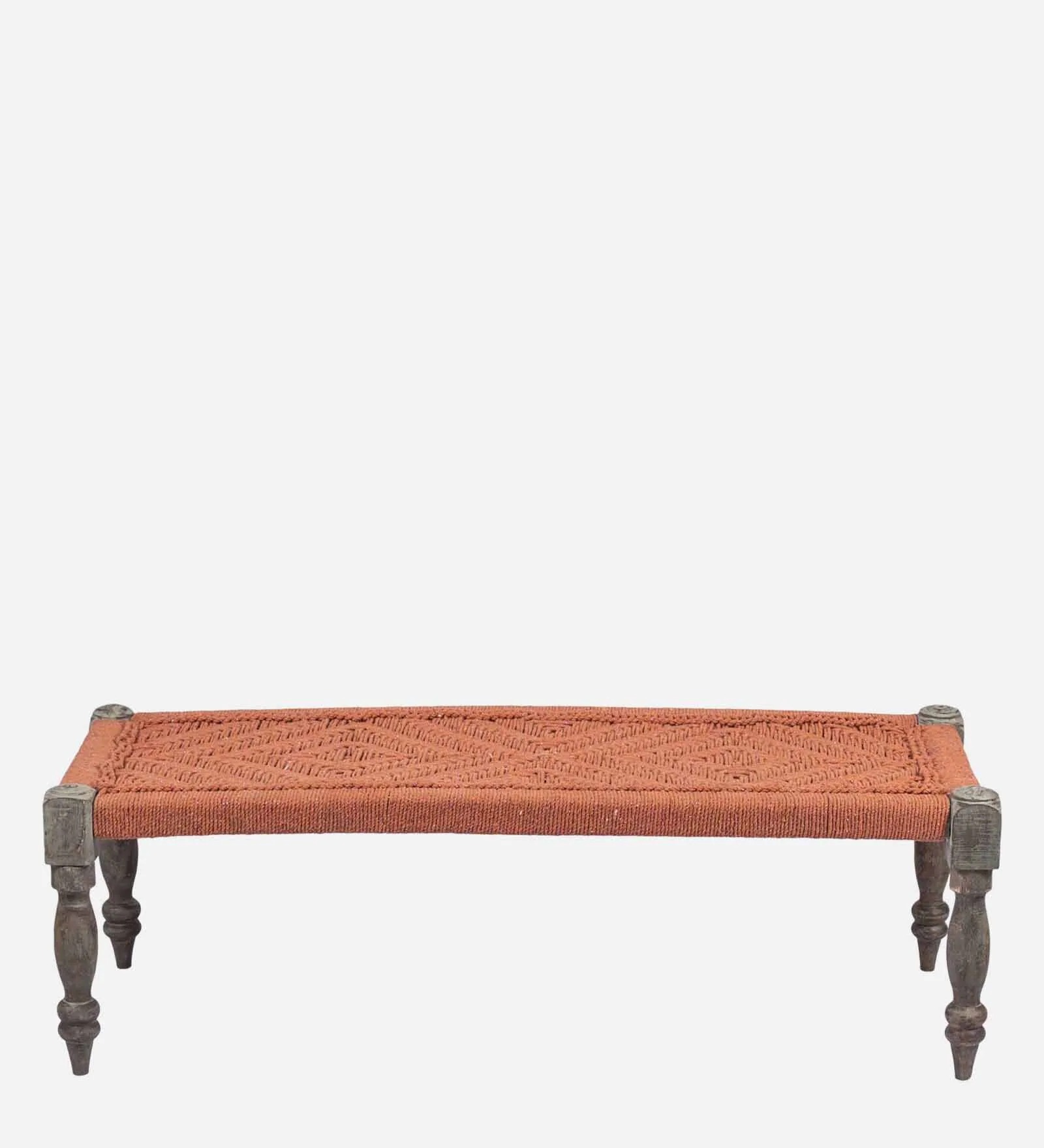 Solid Wood Bench in Orange – Modern & Stylish Seating | Swani Furniture - Image 4