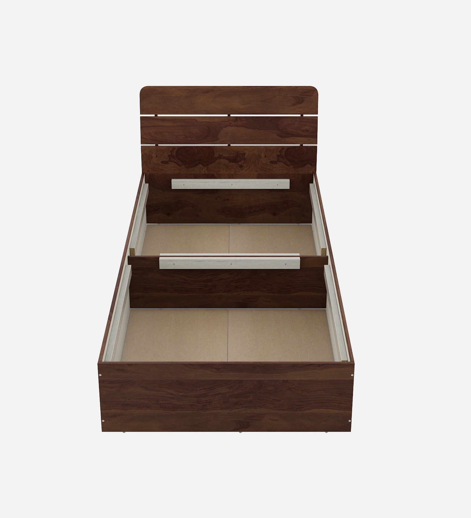 Swani Furniture Solace Single Bed in Sheesham Finish with Box Storage – Wooden Single Bed with Storage - Image 3