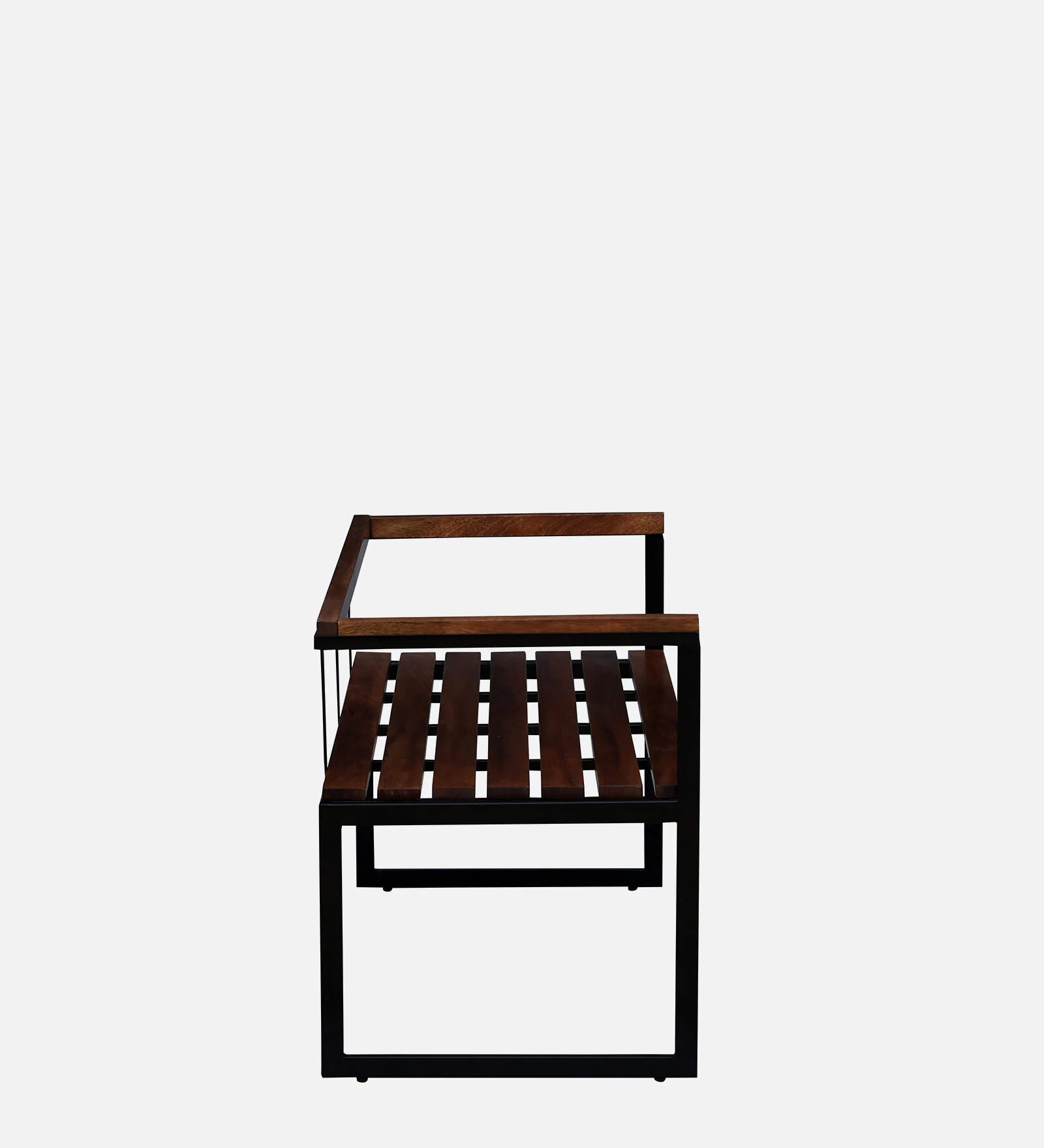 Black Metal Settee – Modern & Durable Seating Bench | Swani Furniture - Image 5