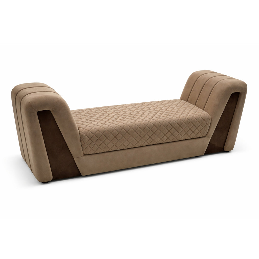 Swani Duke Upholstered Sofa Divider Bench for Living Room - Image 2