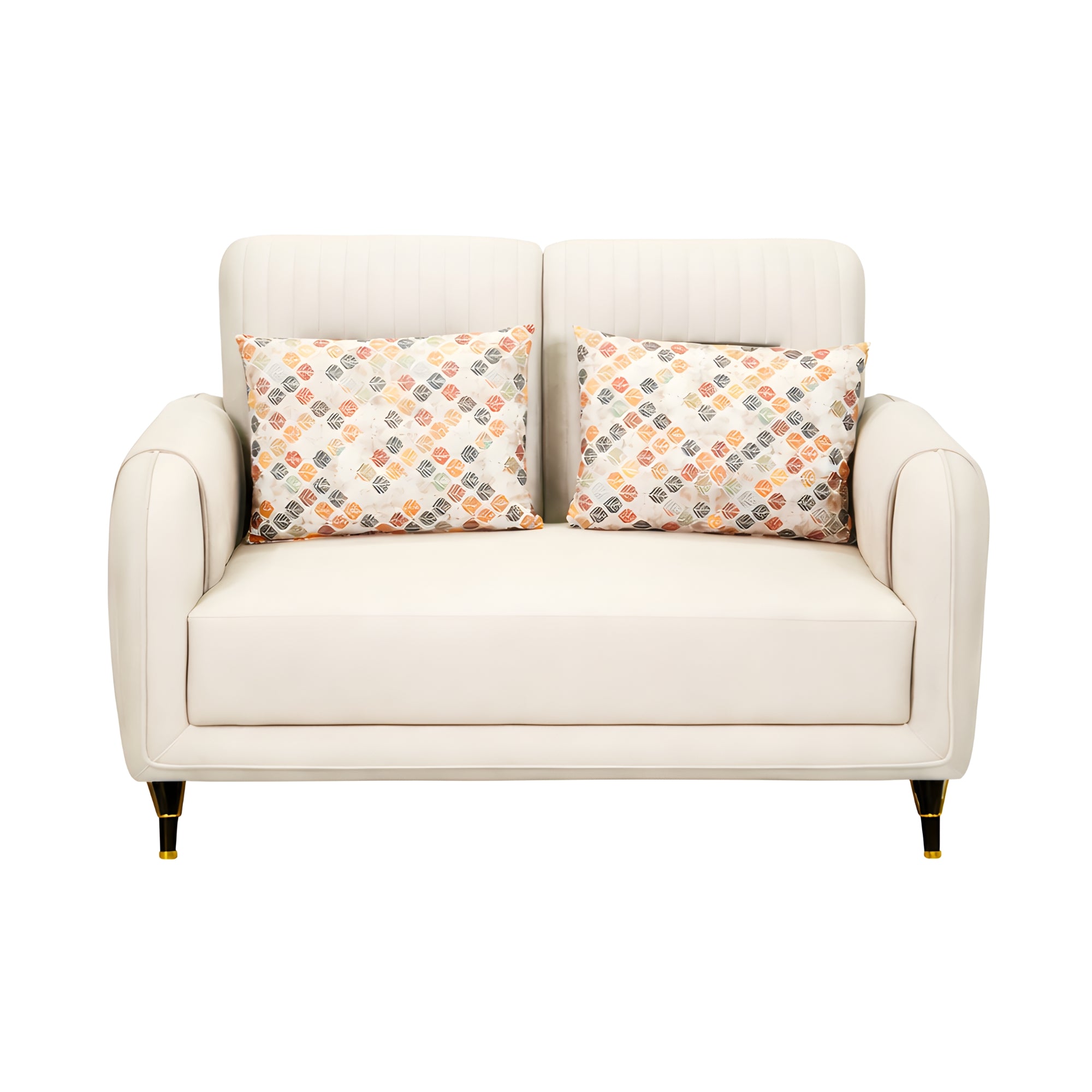 Swani Napoli 2-Seater Sofa – Modern Fabric Couch for Small Living Rooms - Image 2