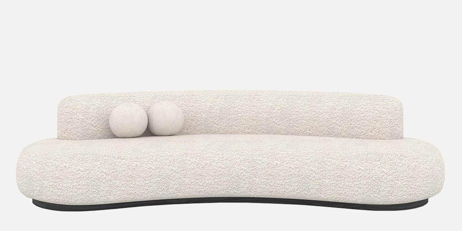 Swani Furniture Oakridge Boucle Fabric 3 Seater Sofa in Off-White Color - Image 3