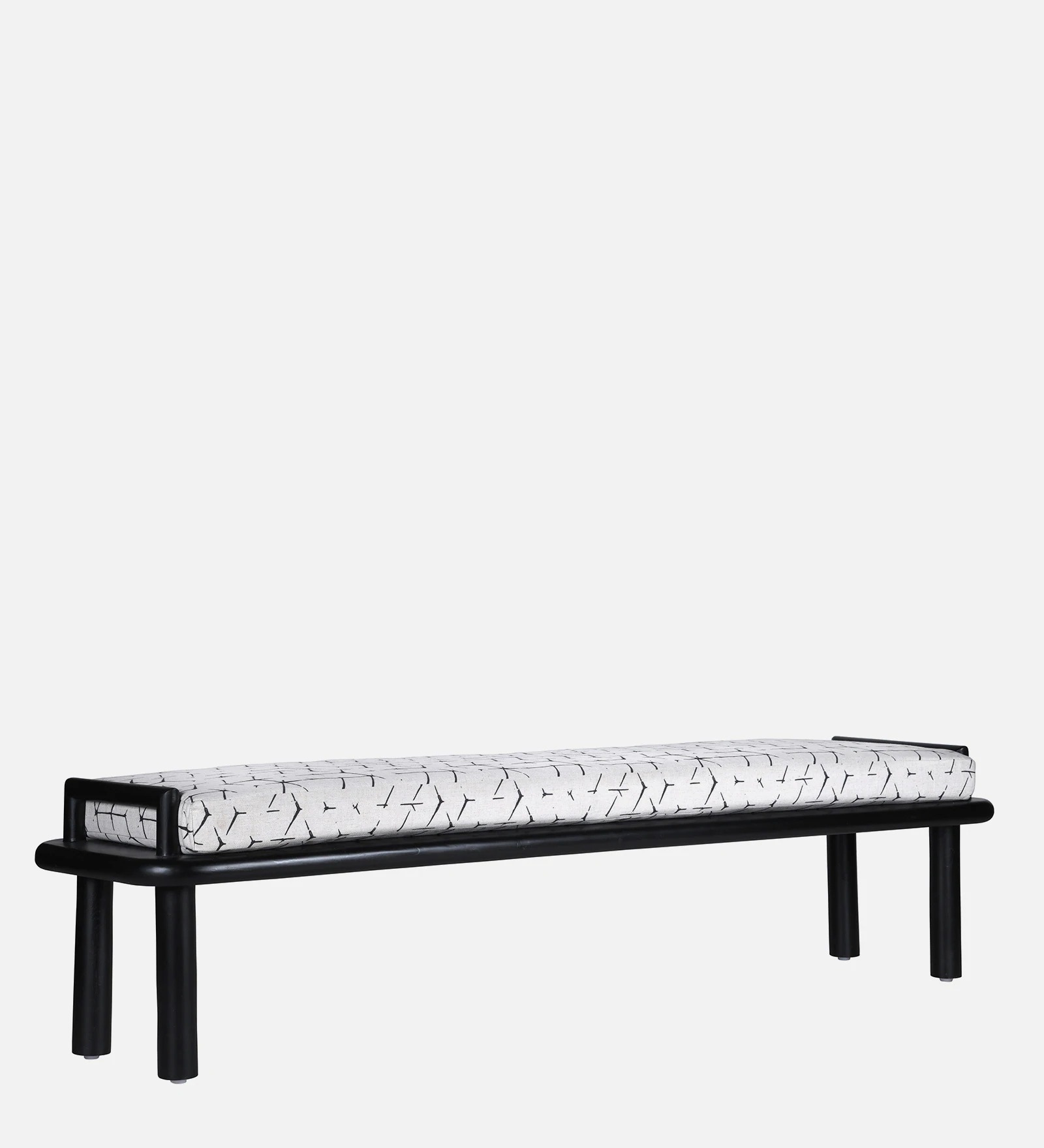 Swani Furniture Asiago Solid Wood Bench in Teak Black Finish - Image 3