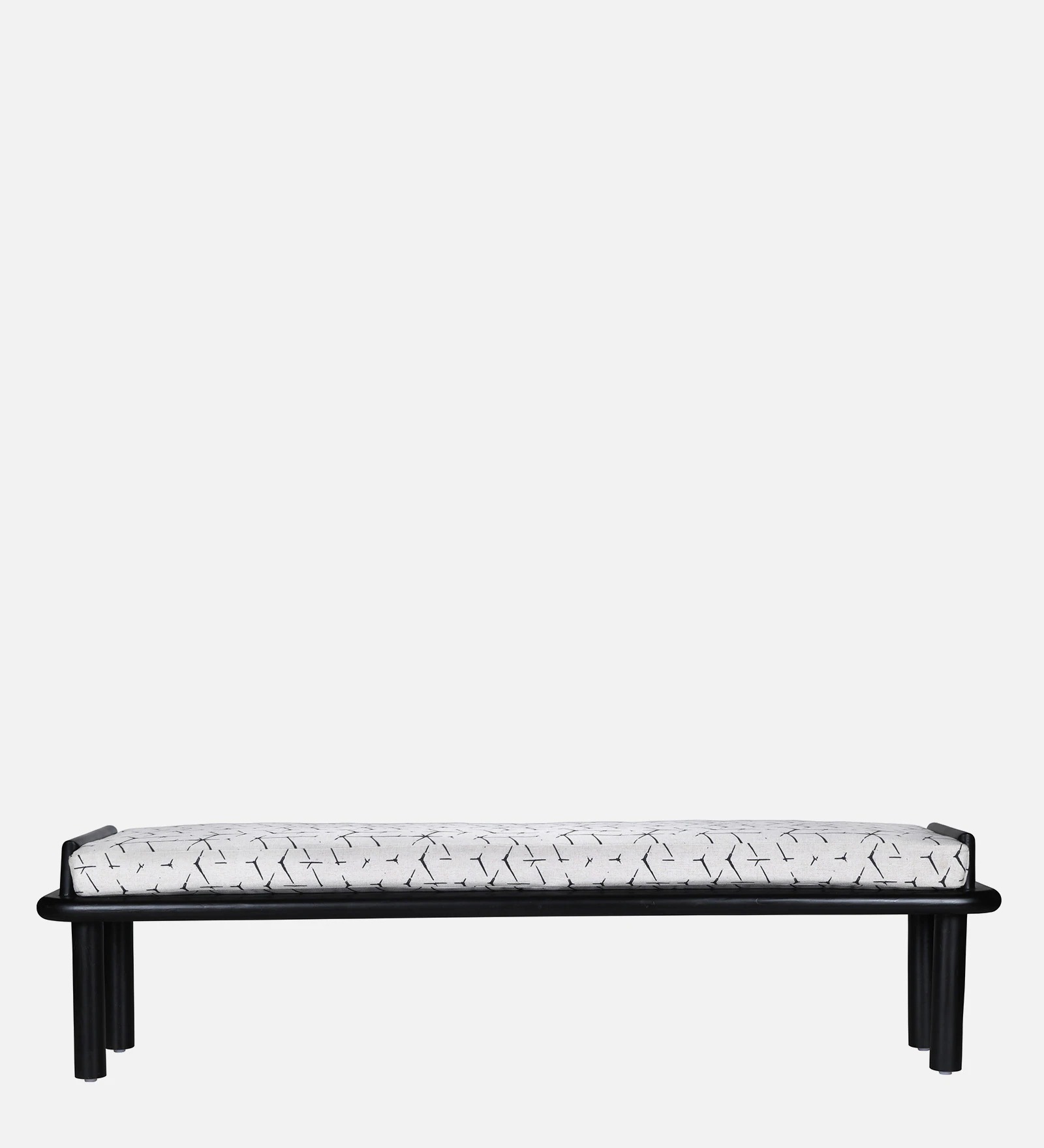 Swani Furniture Asiago Solid Wood Bench in Teak Black Finish - Image 4