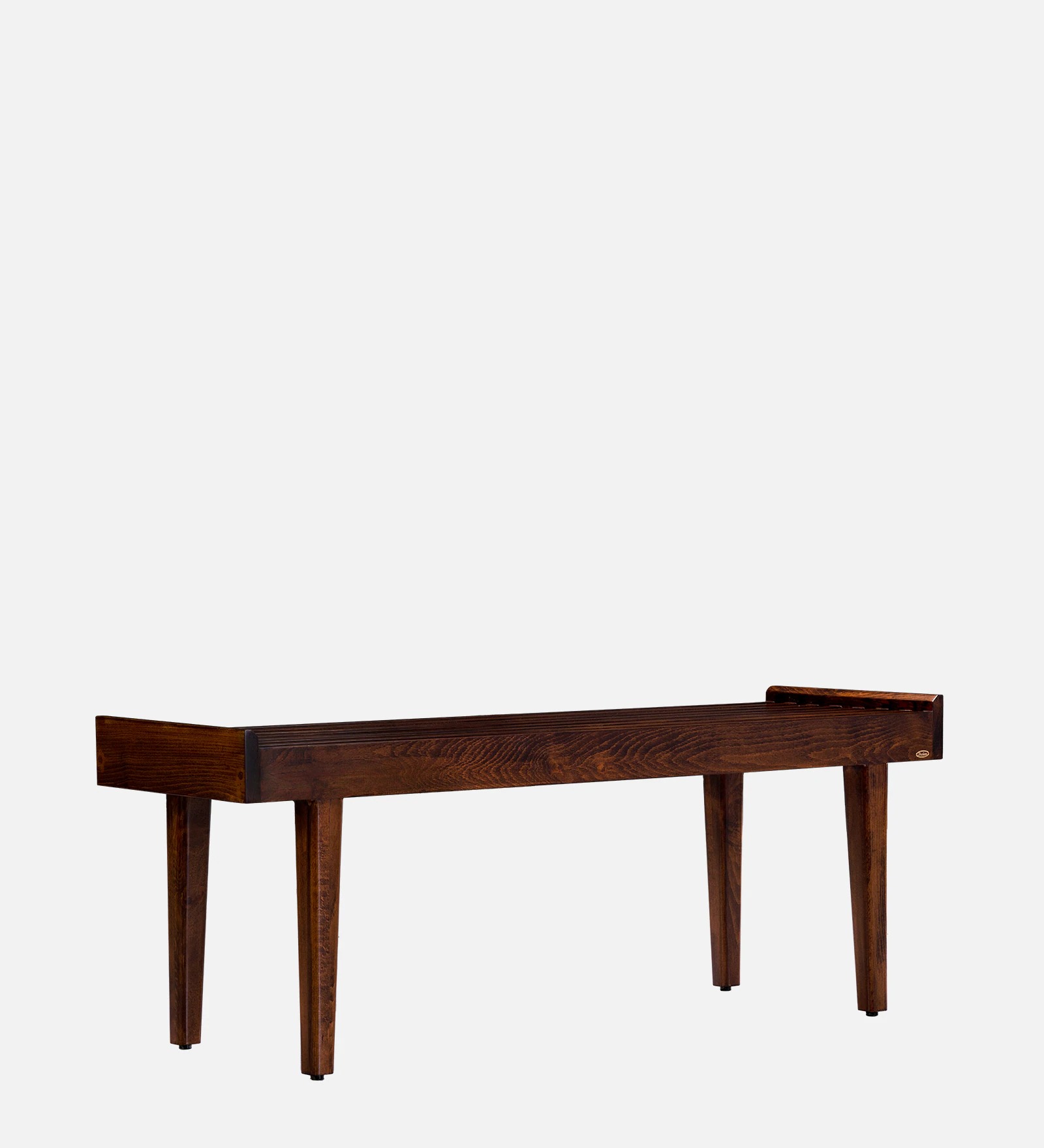 Swani Furniture Elmer Solid Wood Bench in Brown Finish - Image 3