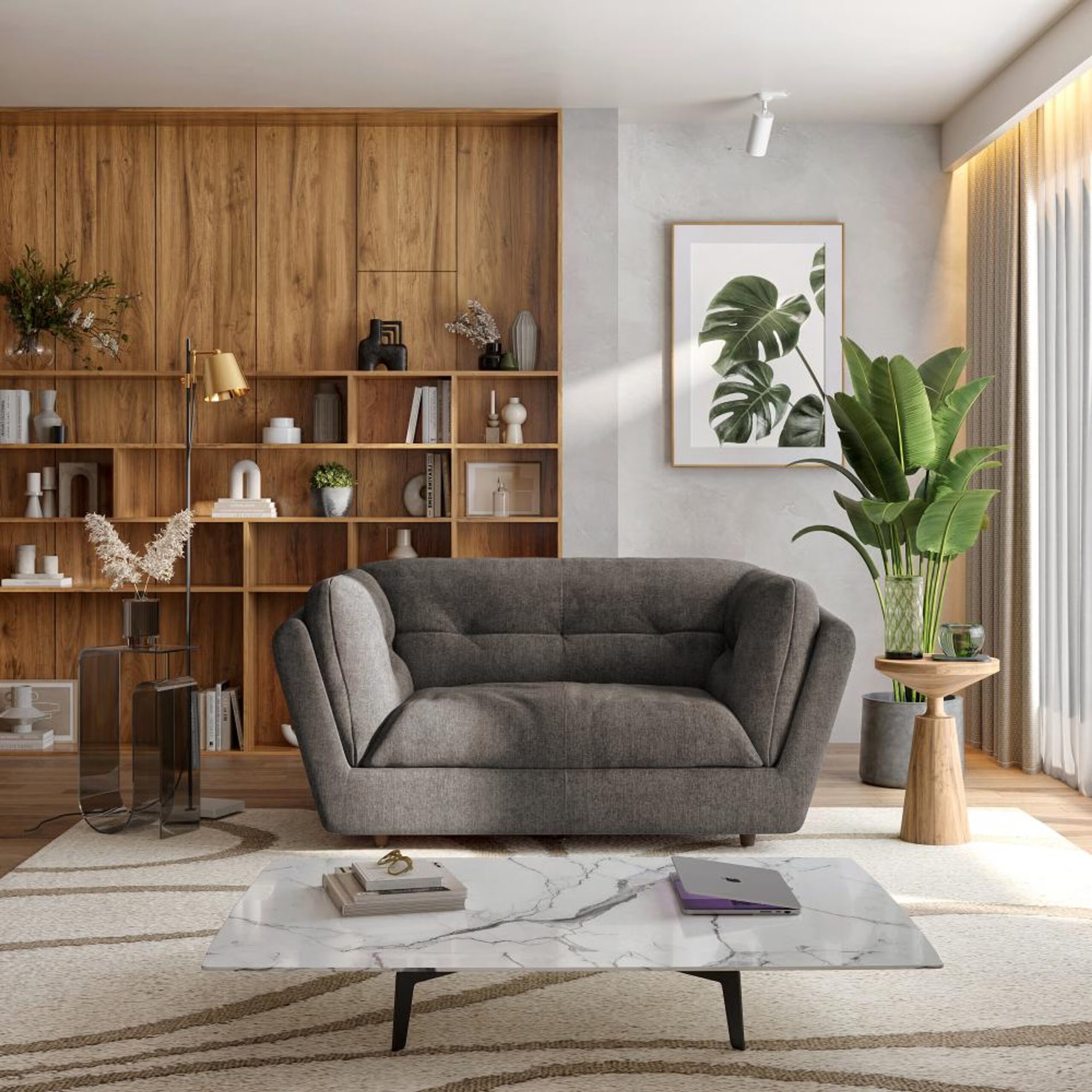 Swani Furniture Osuna 2 Seater Sofa – Modern Living Room Sofa