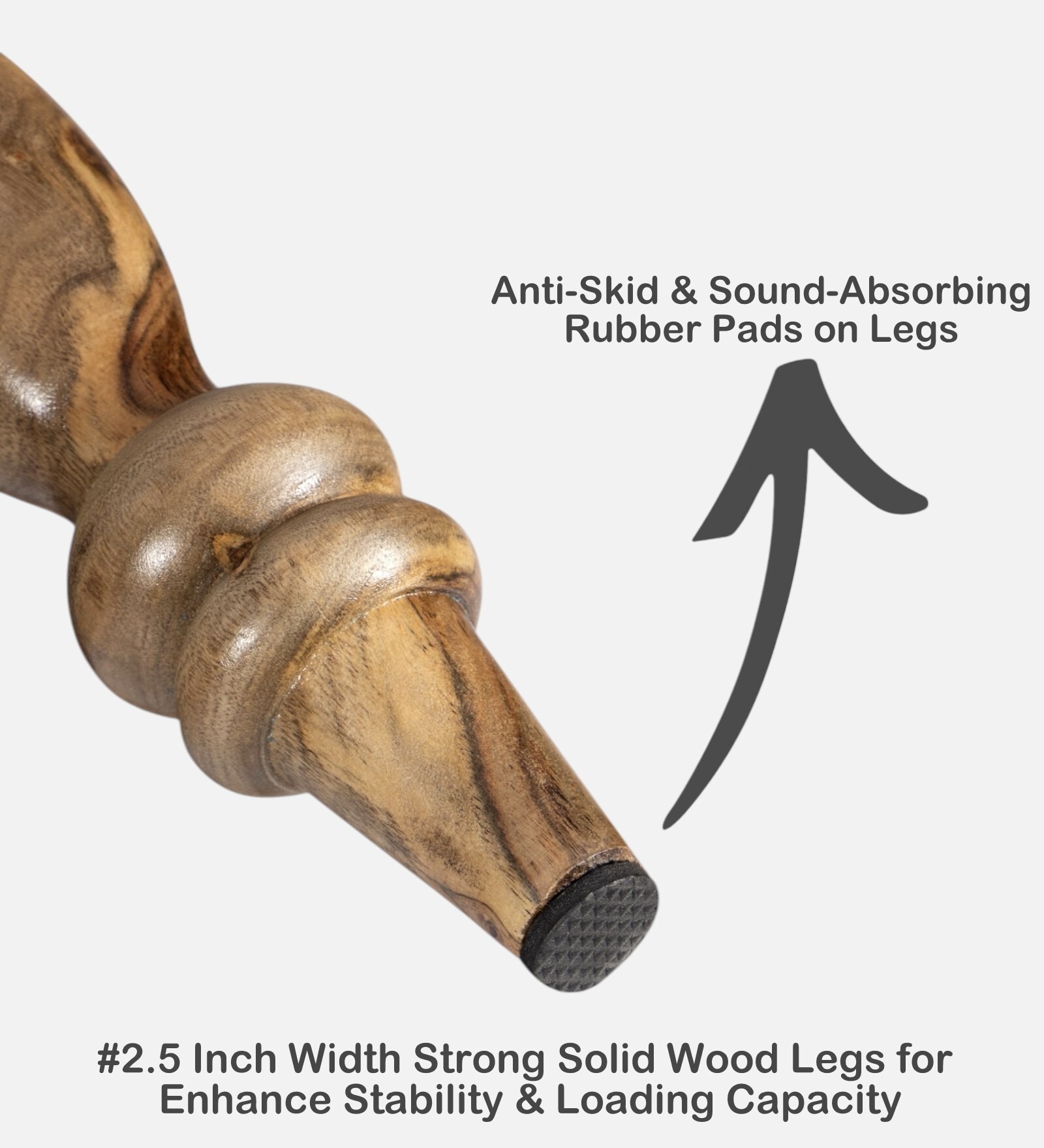 Swani Furniture Cairo Velvet Accent 3 Seater Bench in Brown Colour - Image 7