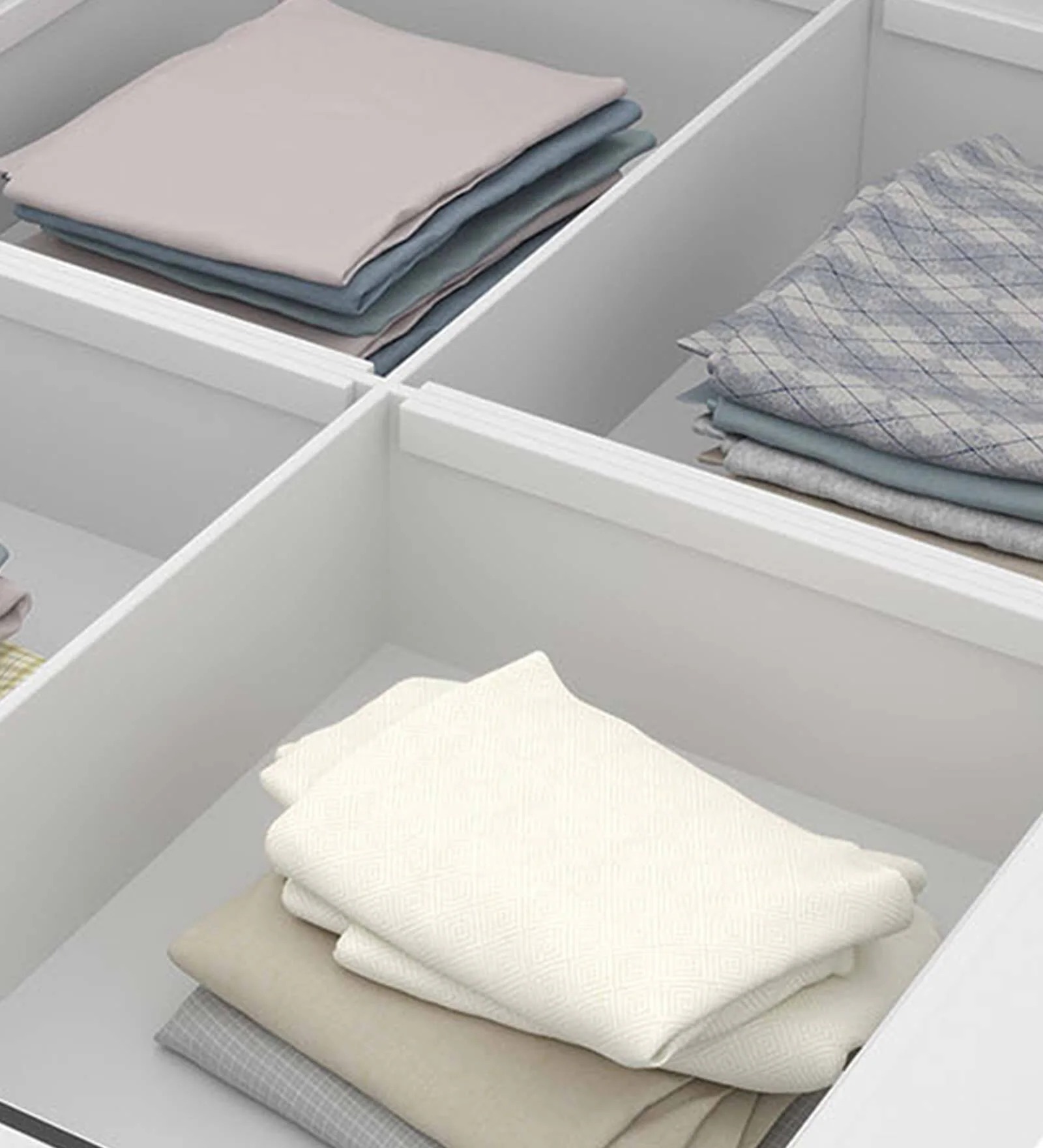 Swani Furniture Marbito Queen Size Bed in White Finish with Box Storage - Image 3