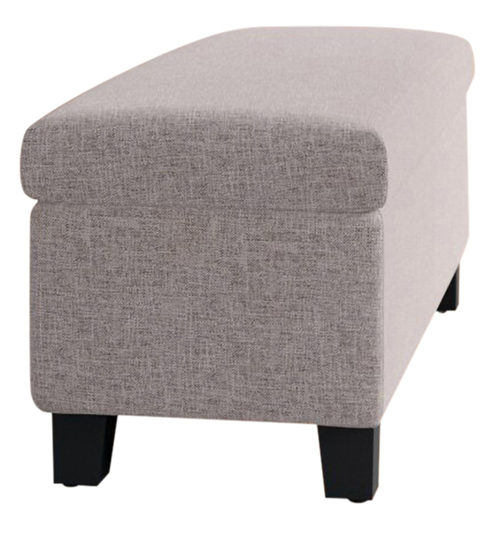 Swani Furniture Mexico Fabric Bench in Light Grey Colour with Storage - Image 6