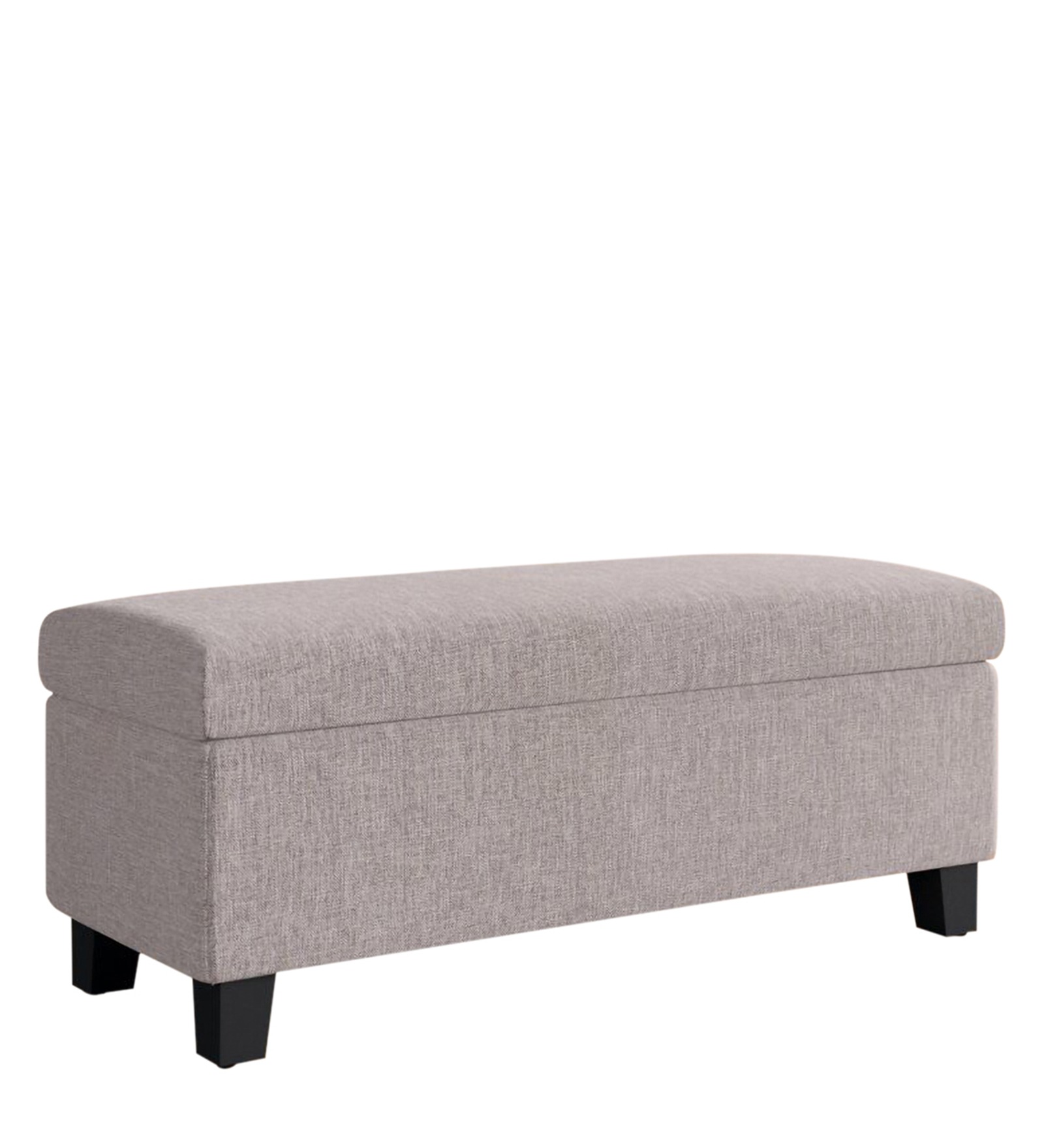 Swani Furniture Mexico Fabric Bench in Light Grey Colour with Storage - Image 5