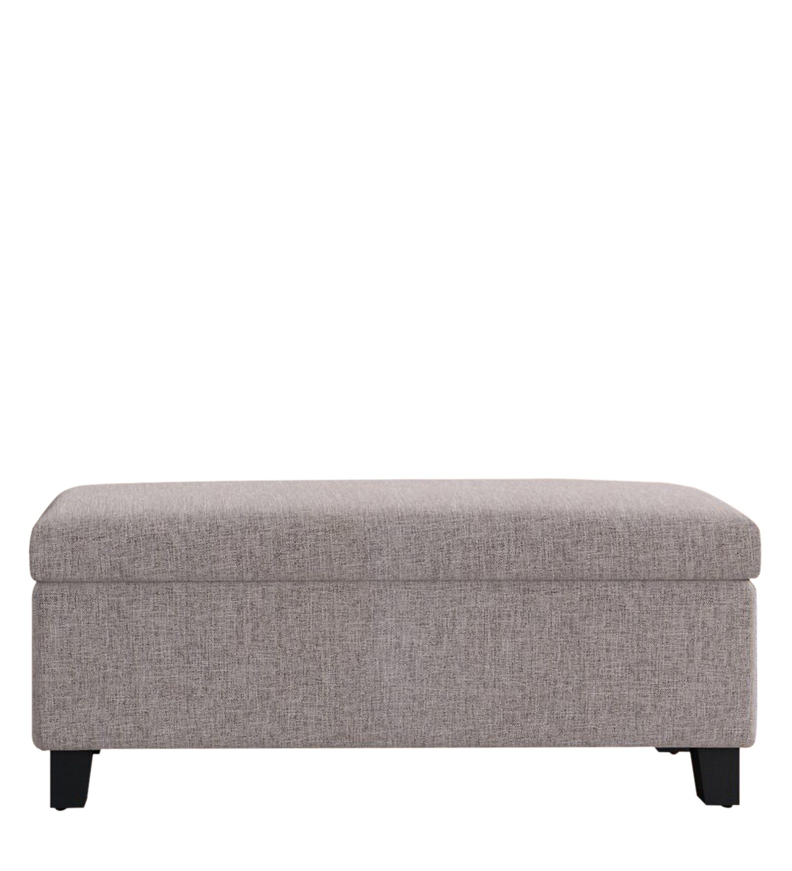 Swani Furniture Mexico Fabric Bench in Light Grey Colour with Storage - Image 4