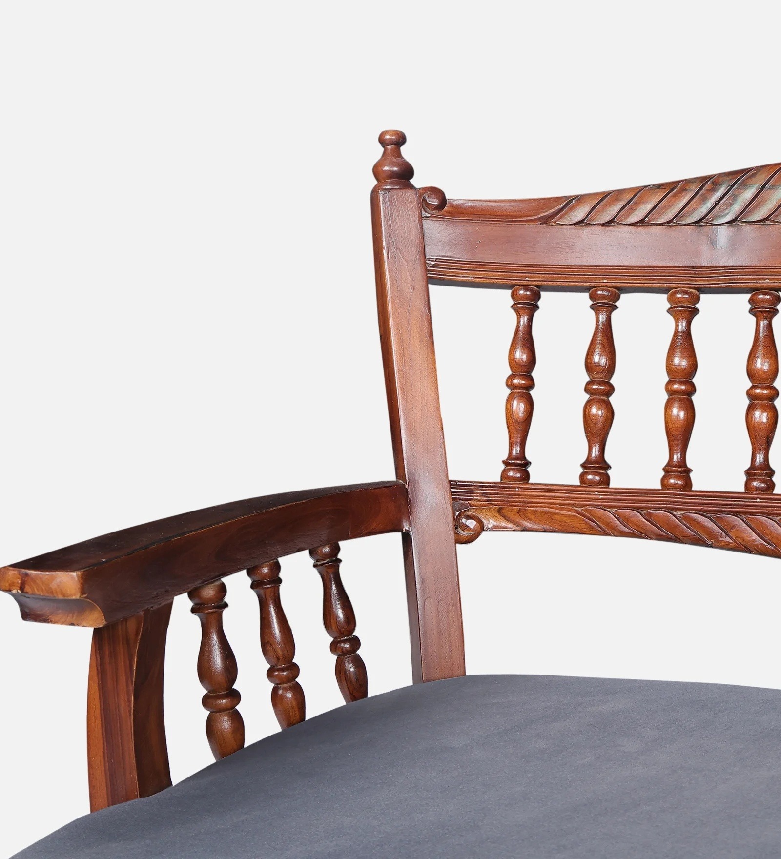 Swani Furniture Vrono 2 Seater Bench in Charcoal Grey Colour - Image 7