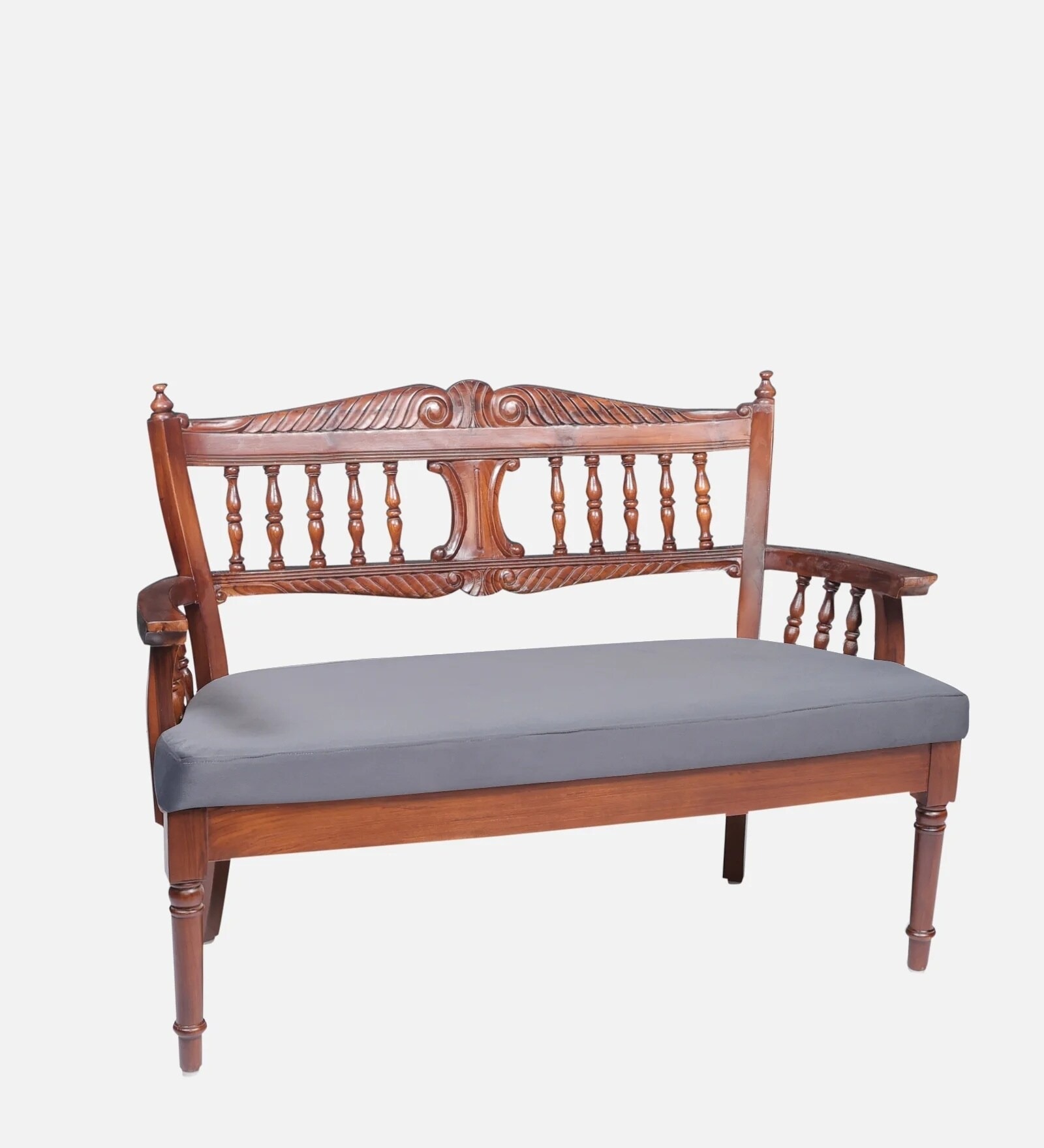 Swani Furniture Vrono 2 Seater Bench in Charcoal Grey Colour - Image 4