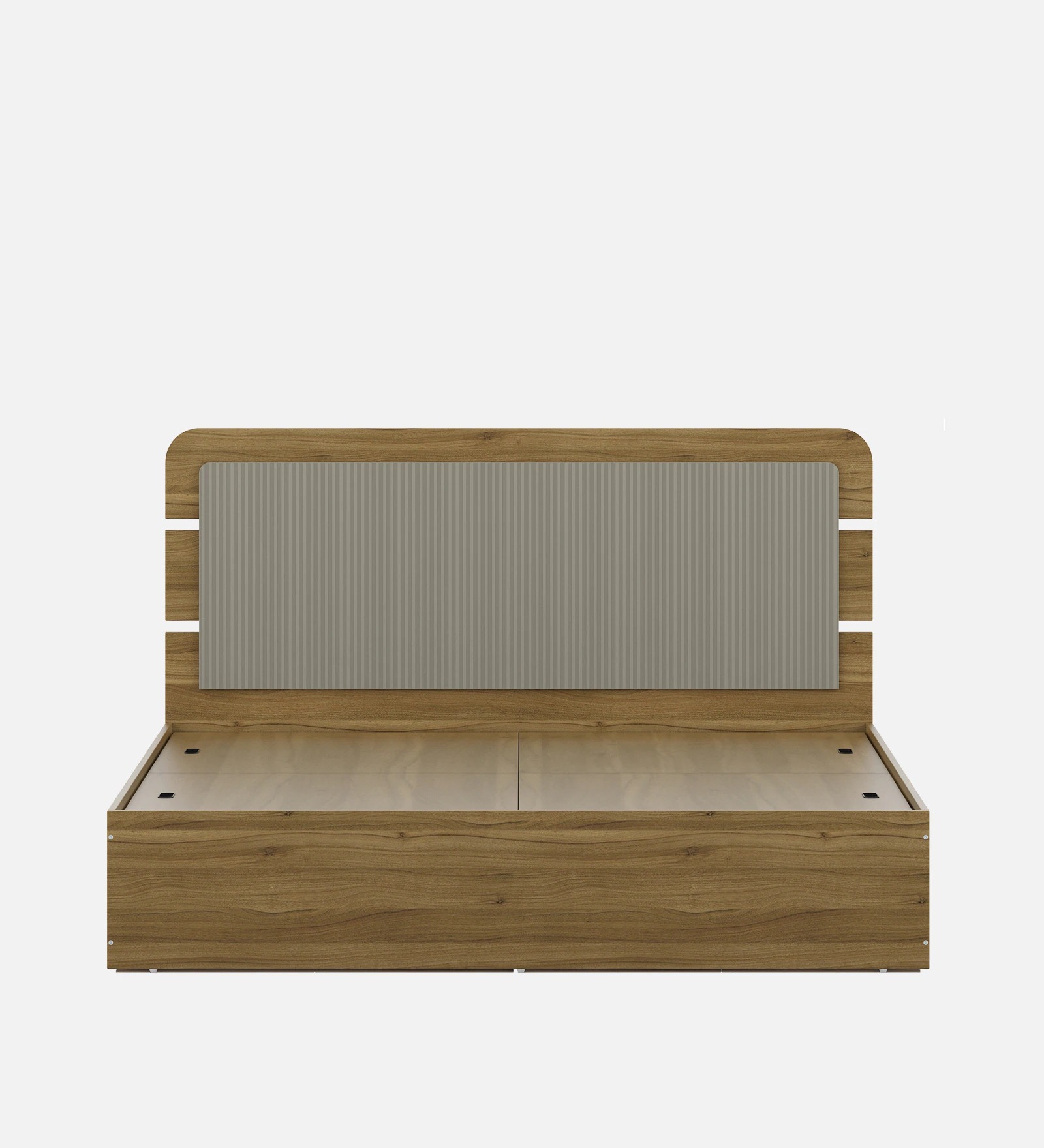 Swani Furniture Zenvora King Size Bed with Box Storage in Melamine Finish - Image 2