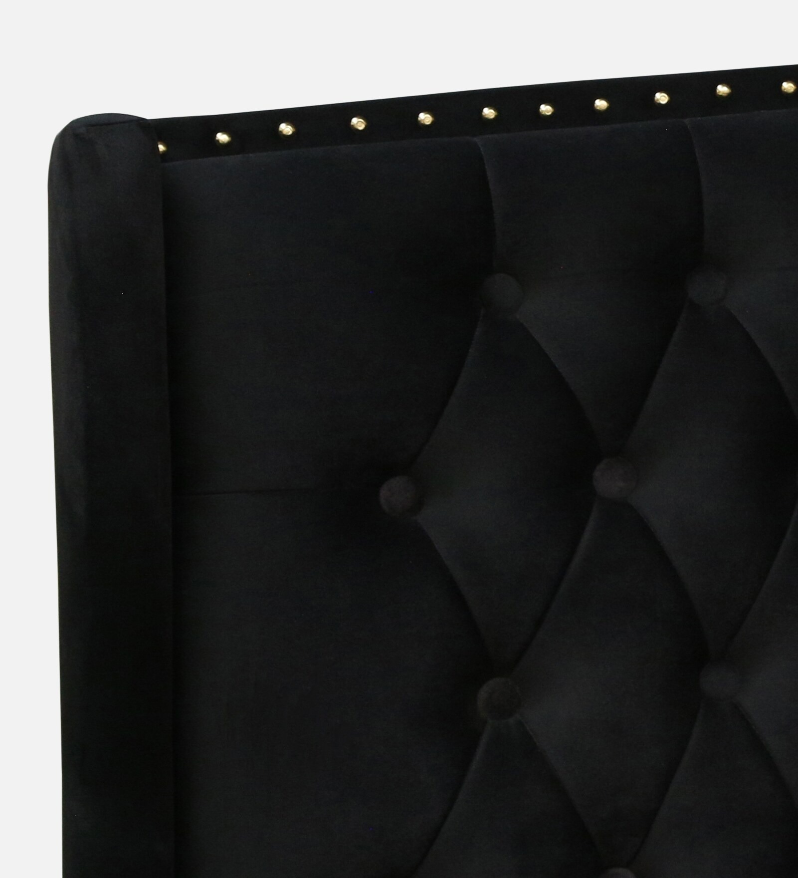 Swani Furniture Ciera Upholstered Queen Size Bed in Black Color - Image 9