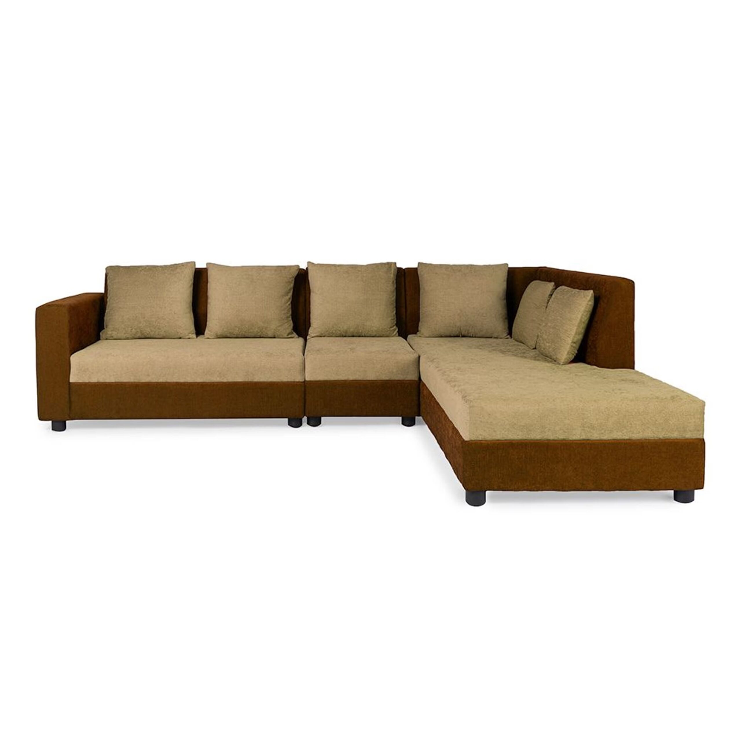 Swani Furniture Skiver L Shape 6 Seater Sofa Set – 3 Seater with Right Aligned Chaise - Image 8