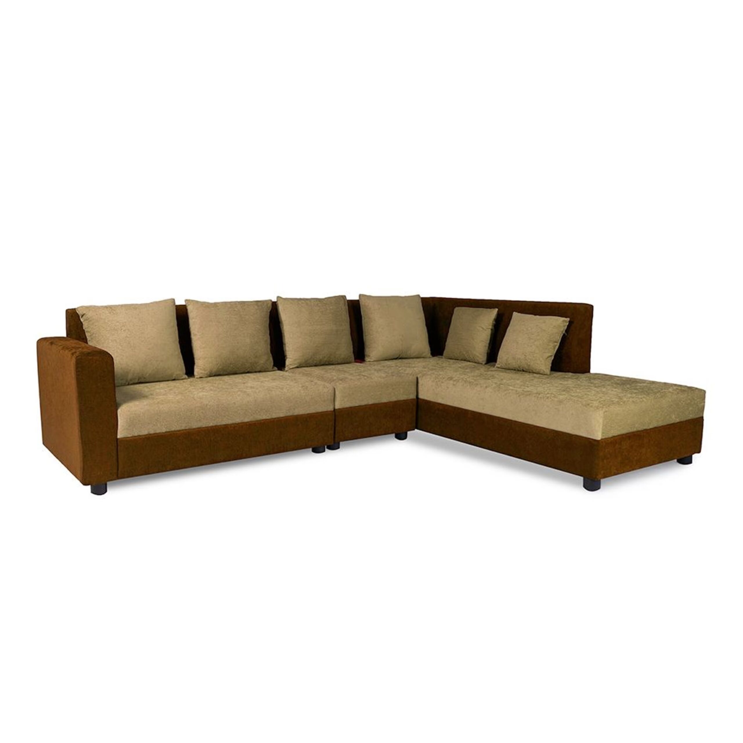 Swani Furniture Skiver L Shape 6 Seater Sofa Set – 3 Seater with Right Aligned Chaise - Image 7