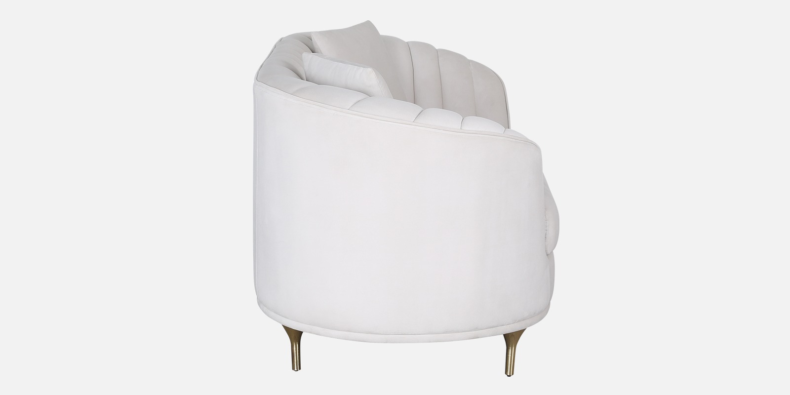 Swani Jacinth Fabric 2-Seater Sofa – Cream Colour - Image 5