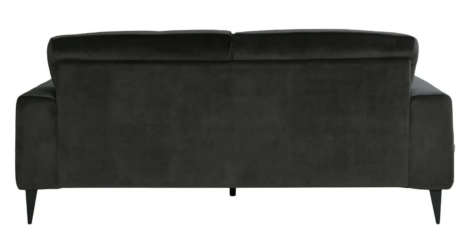 Swani Volkach Velvet 3-Seater Sofa – Steel Grey Colour - Image 7
