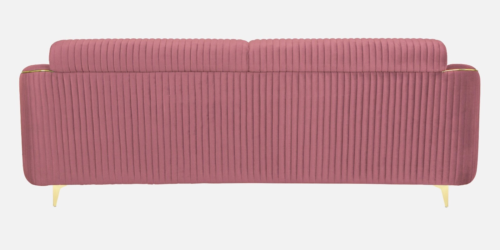 Swani Victoria Velvet Sofa Set – Onion Pink Colour (3+1+1) - Image 7