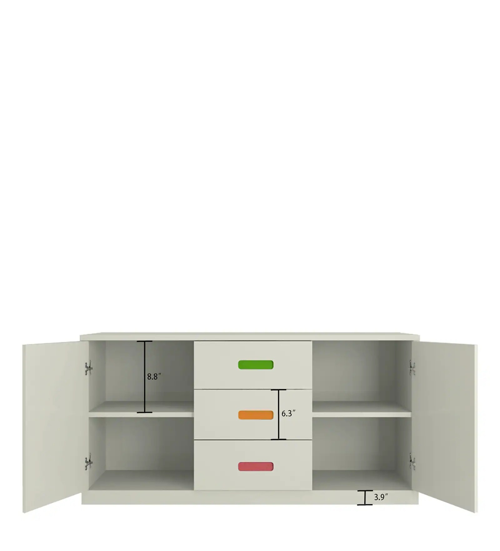 Swani Casablanca Kids Storage Cabinet – Ivory Colour - Image 5