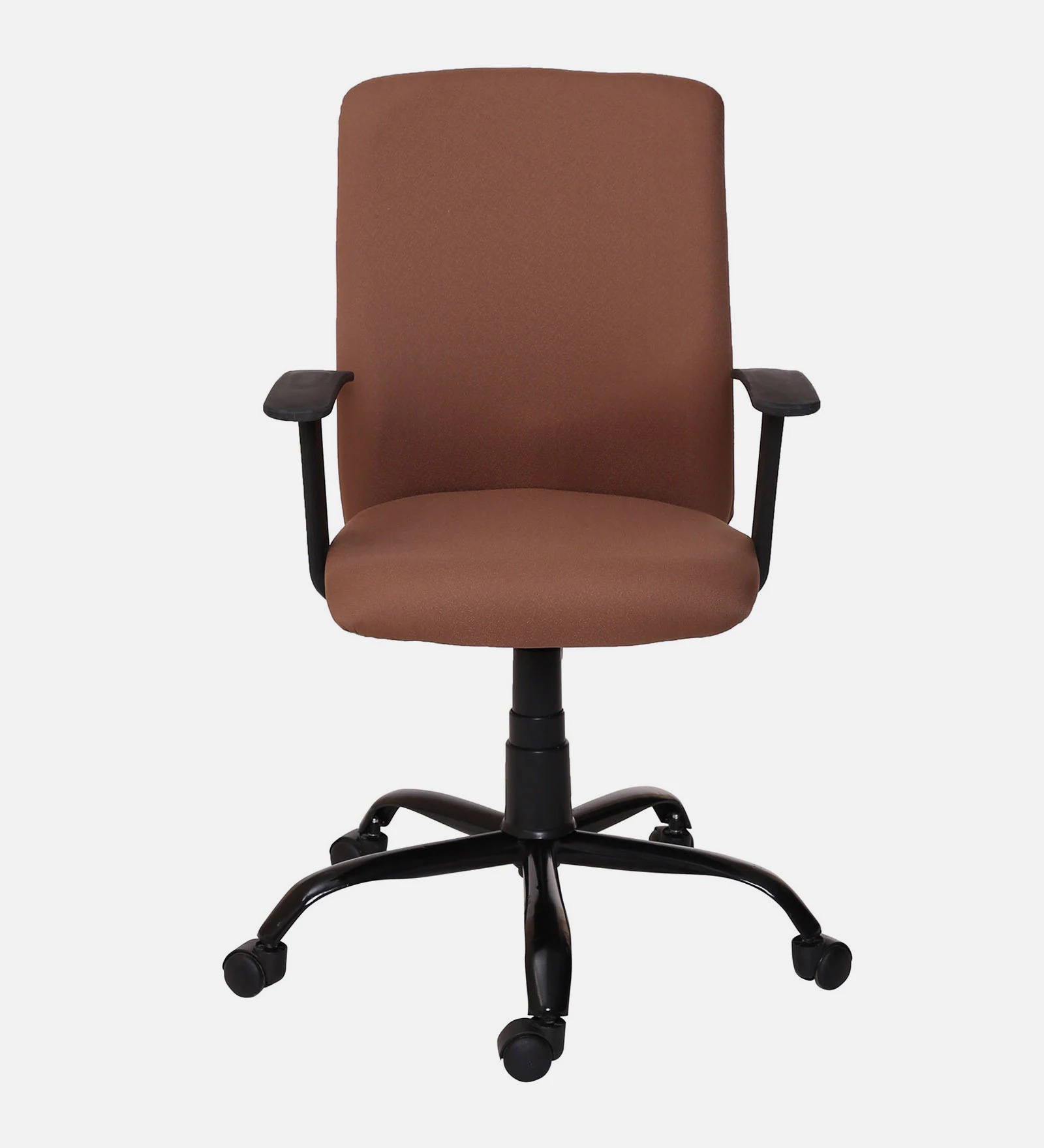 Fabric Ergonomic Office Chair in Camel – Comfortable Mid Back Work Chair | Swani Furniture - Image 5