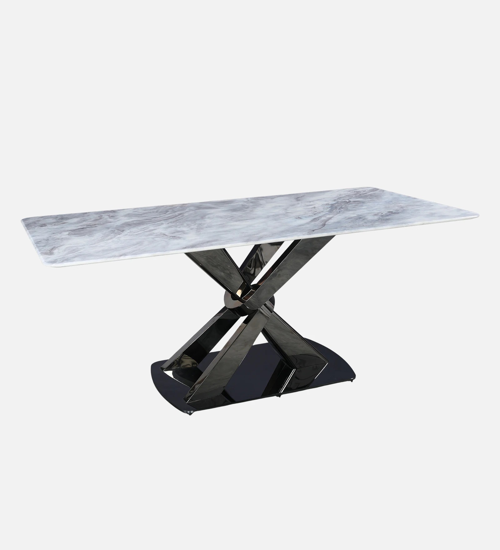 Swani Asteria Marble Top 6-Seater Dining Table - Image 3