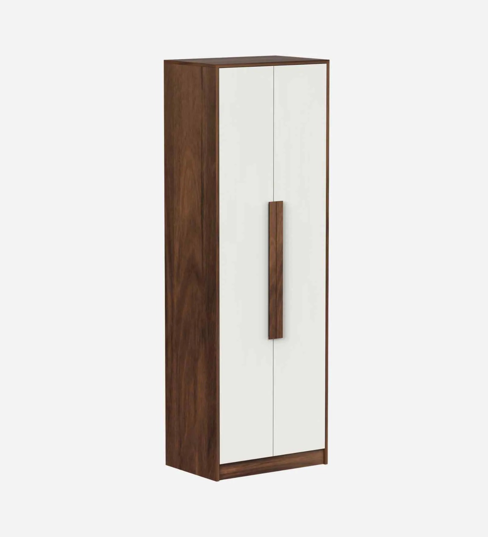 Swani Furniture Maltein 2 Door Wardrobe in Brown Maple Finish – Modern Wooden Almirah for Bedroom - Image 4