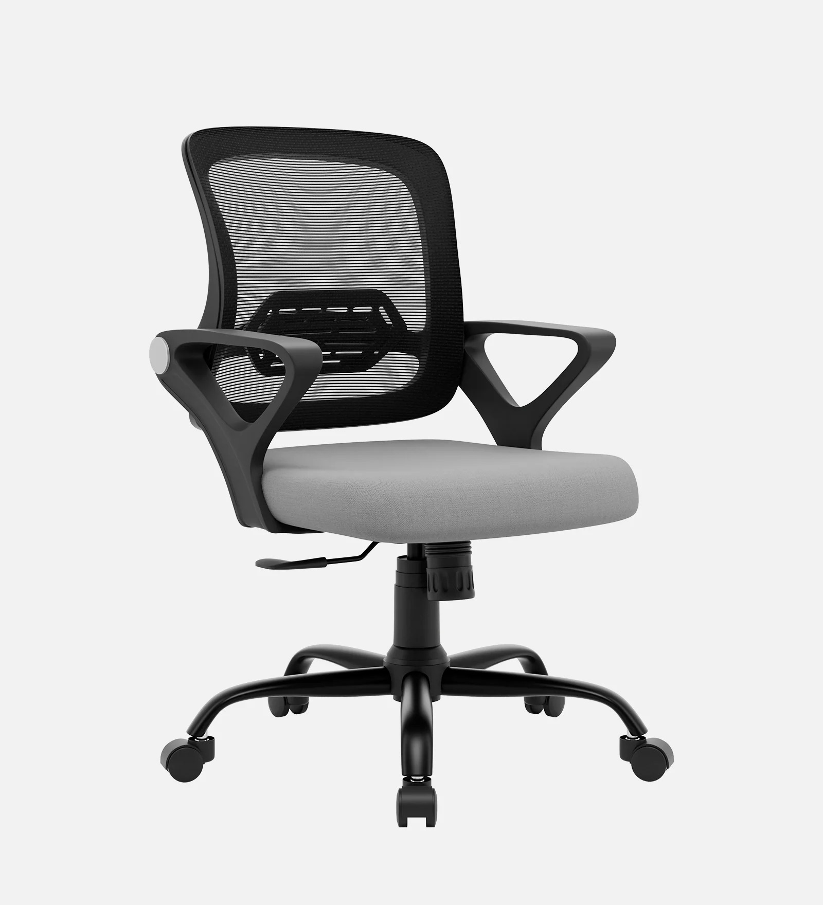 Mid Back Ergonomic Mesh Office Chair in Grey – Breathable & Comfortable | Swani Furniture - Image 4