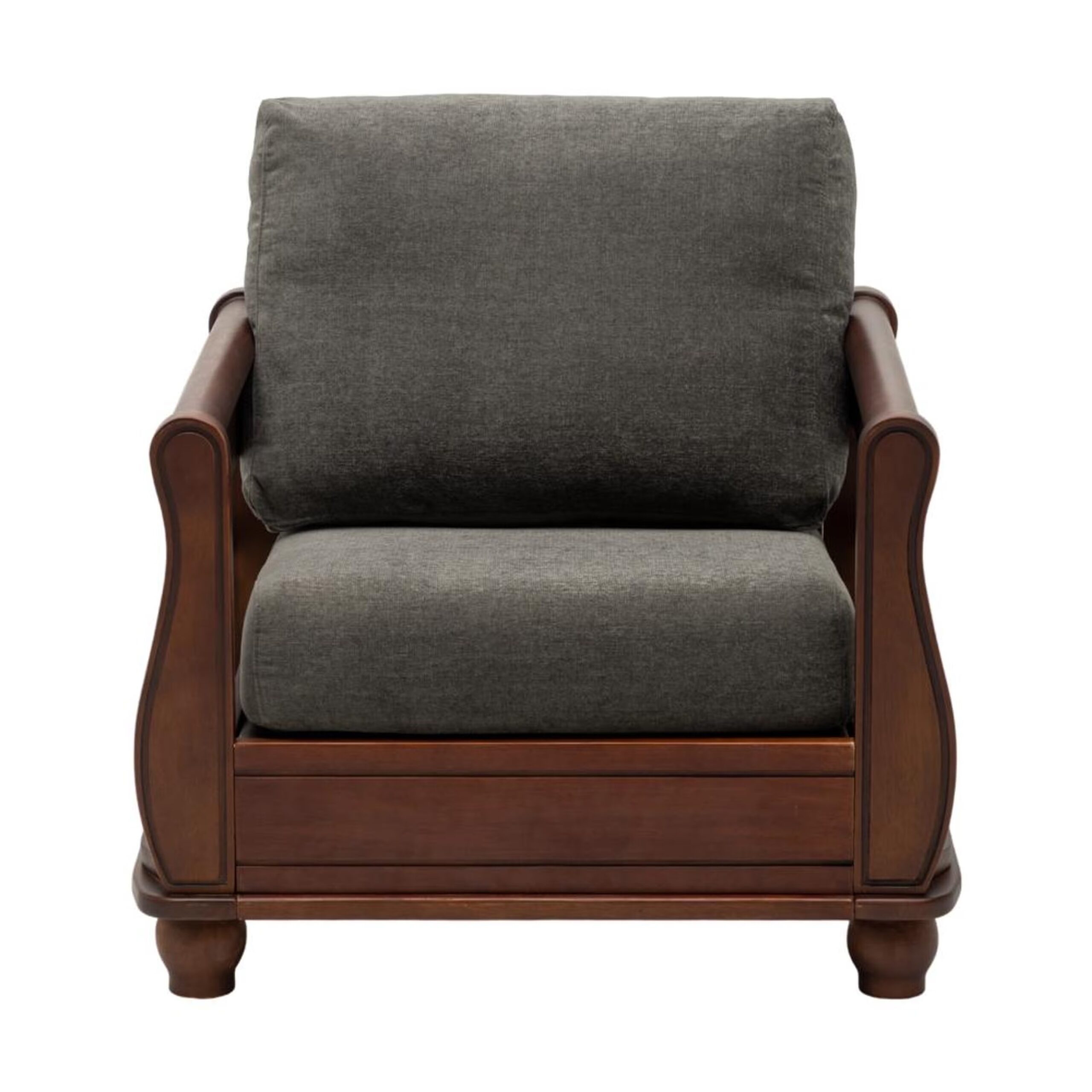 Swani Stefano 1 Seater Sofa – Modern Compact Fabric Sofa - Image 6