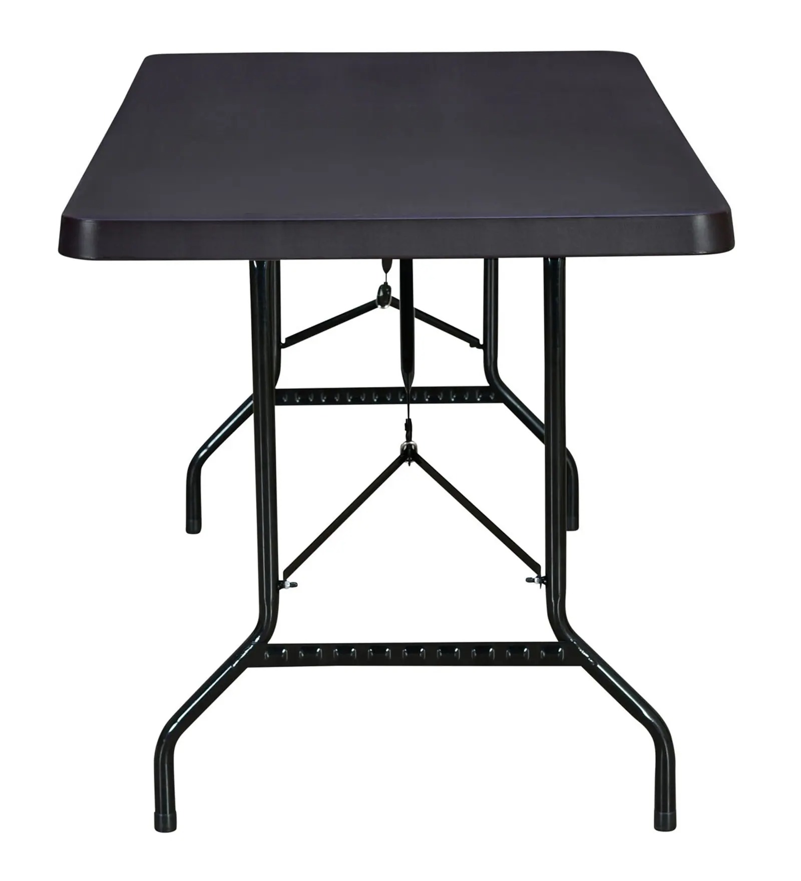 Swani Celebrationz Metal 4-Seater Foldable Dining Table – Brown Finish - Image 7