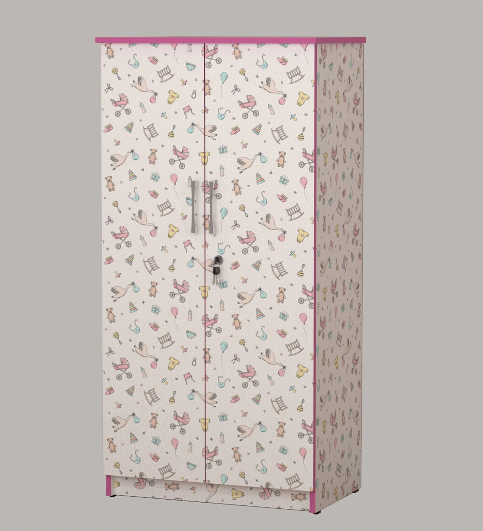 Kids Storage Cabinet in White – Durable & Fun Organizer | Swani Furniture - Image 4