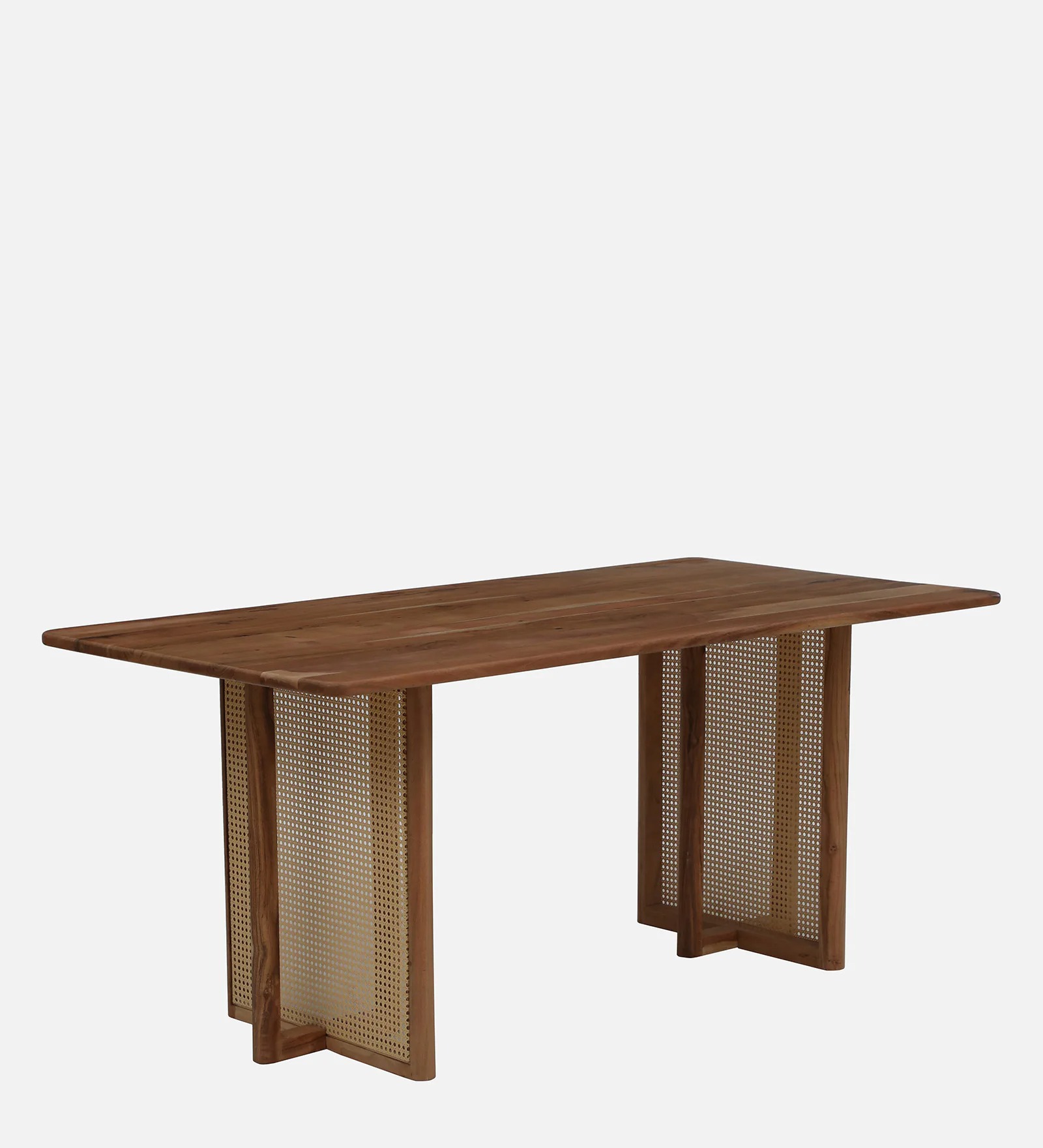 Swani Assen Acacia Wood 6-Seater Dining Table – Natural Finish - Image 4