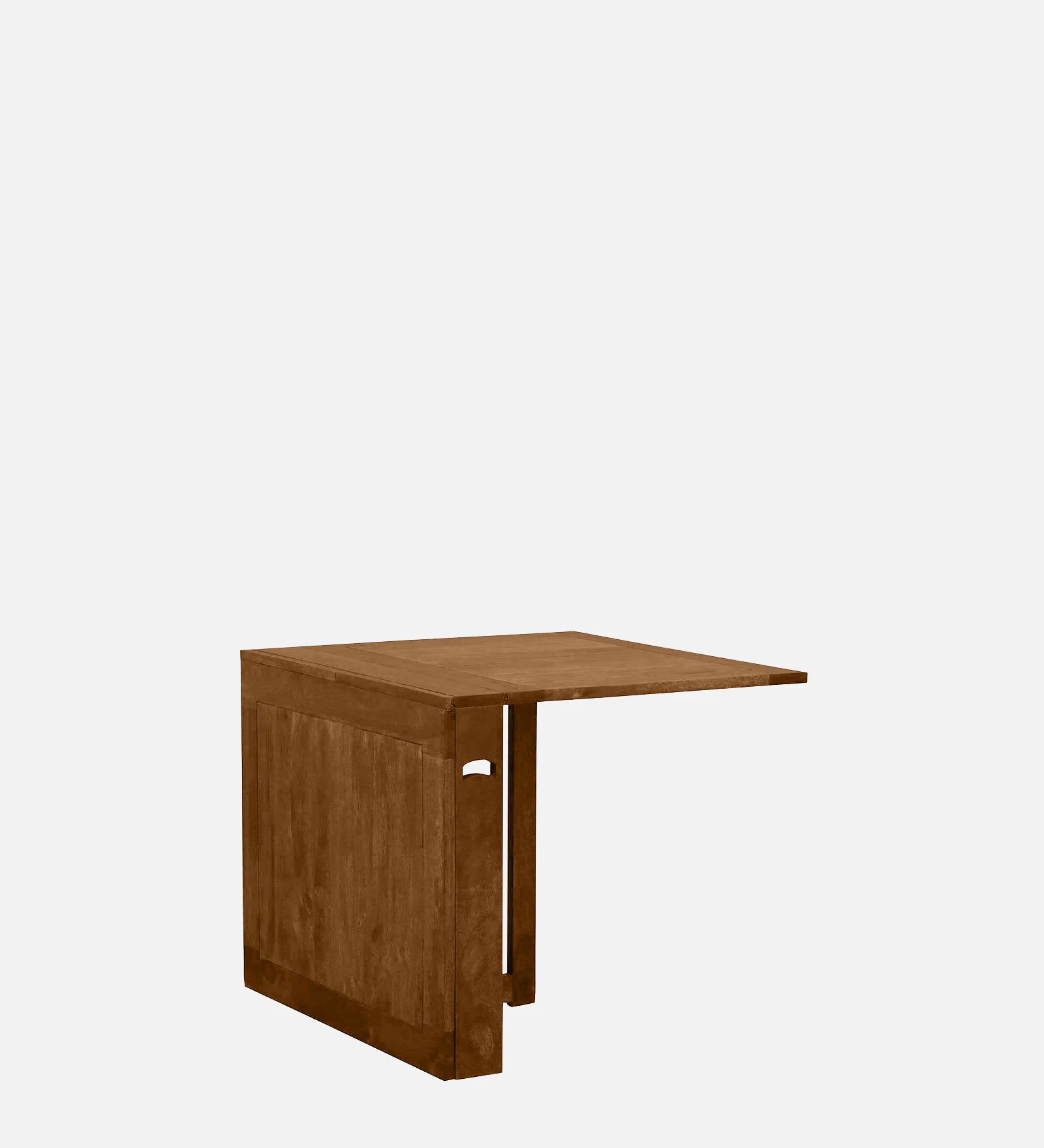 Swani Barcelona Solid Wood 6-Seater Foldable Dining Table – Scratch Resistant Provincial Teak Finish - Image 5