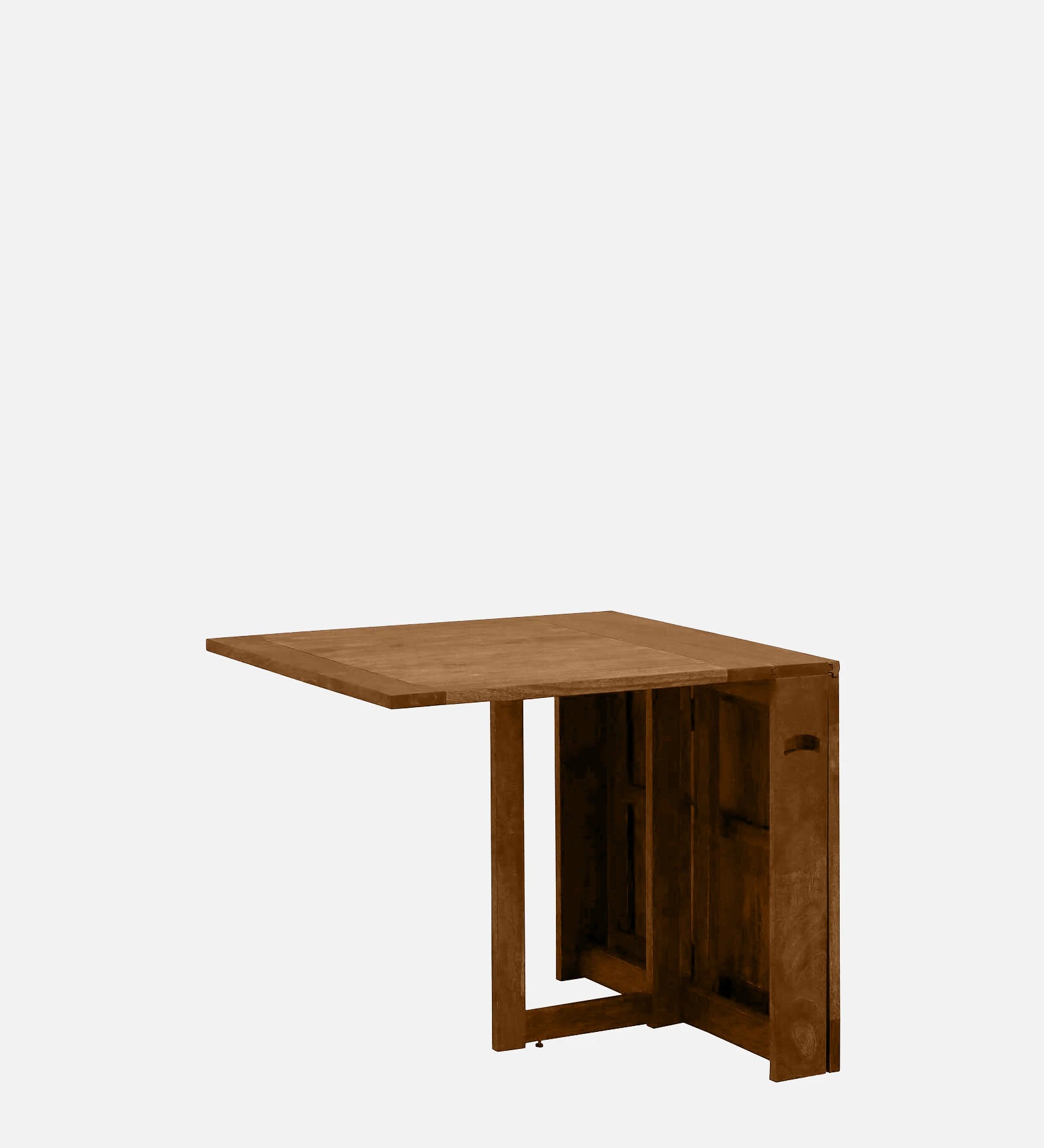 Swani Barcelona Solid Wood 6-Seater Foldable Dining Table – Scratch Resistant Provincial Teak Finish - Image 6