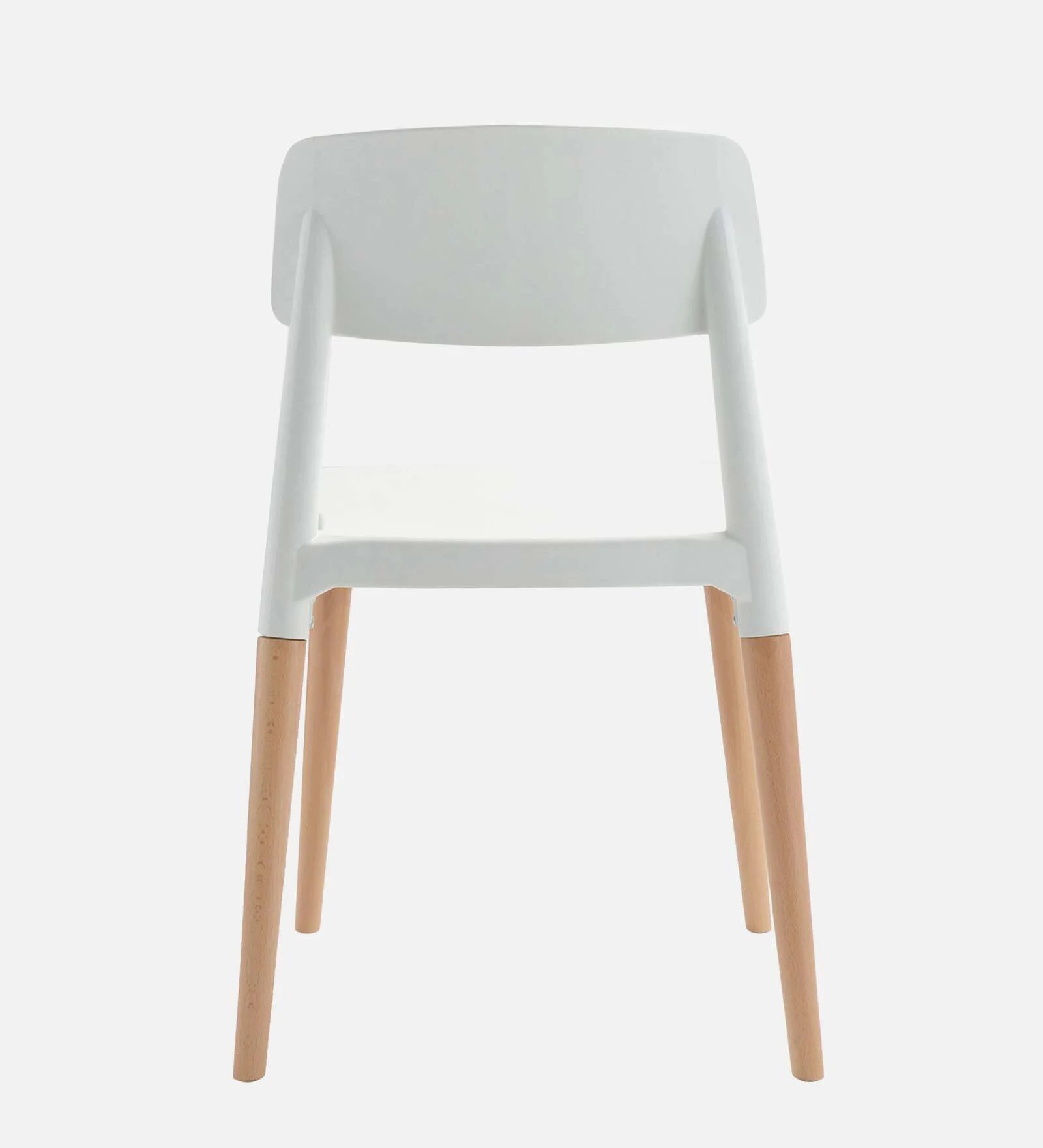 Swani Bella Plastic Café Chair – White Color - Image 6