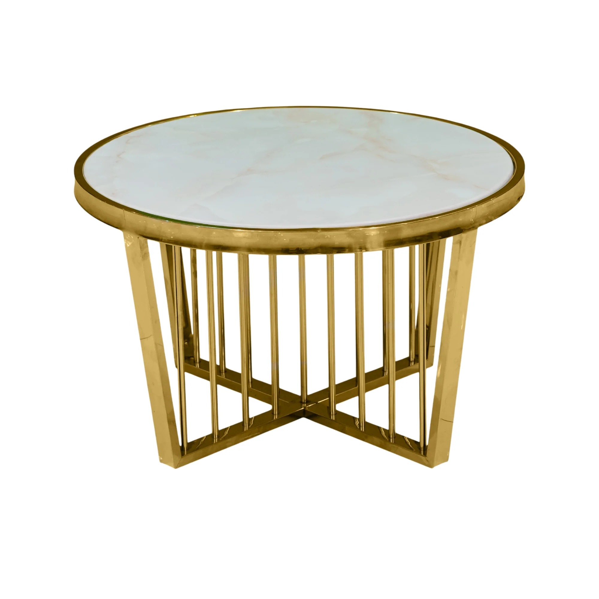 Swani Furniture Marigold Marble Coffee Table Set – Elegant Nesting Tables for Modern Living Room - Image 3