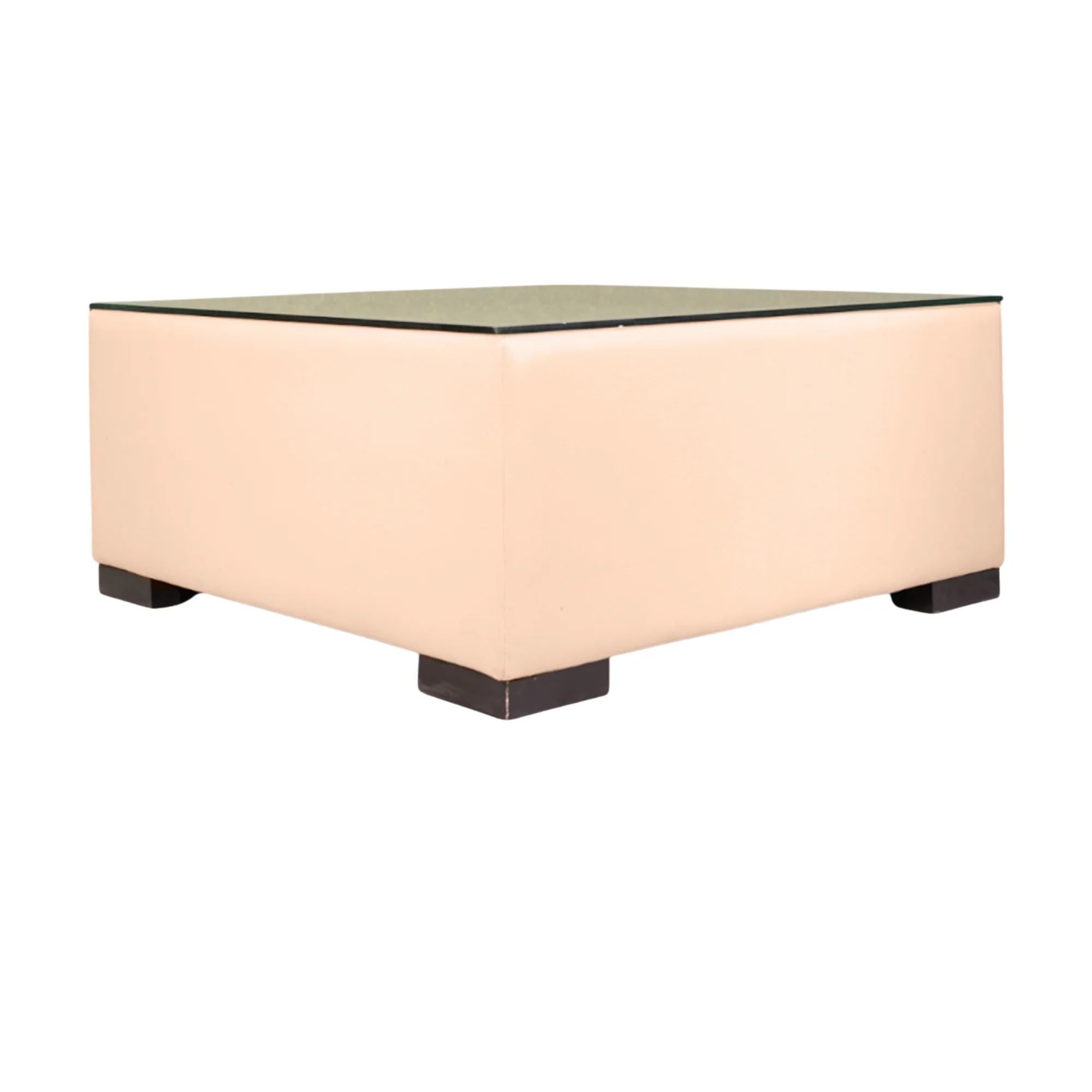 Swani Furniture Gulf Modern Coffee Table – Elegant Leatherette & Glass Design for Living Room - Image 5