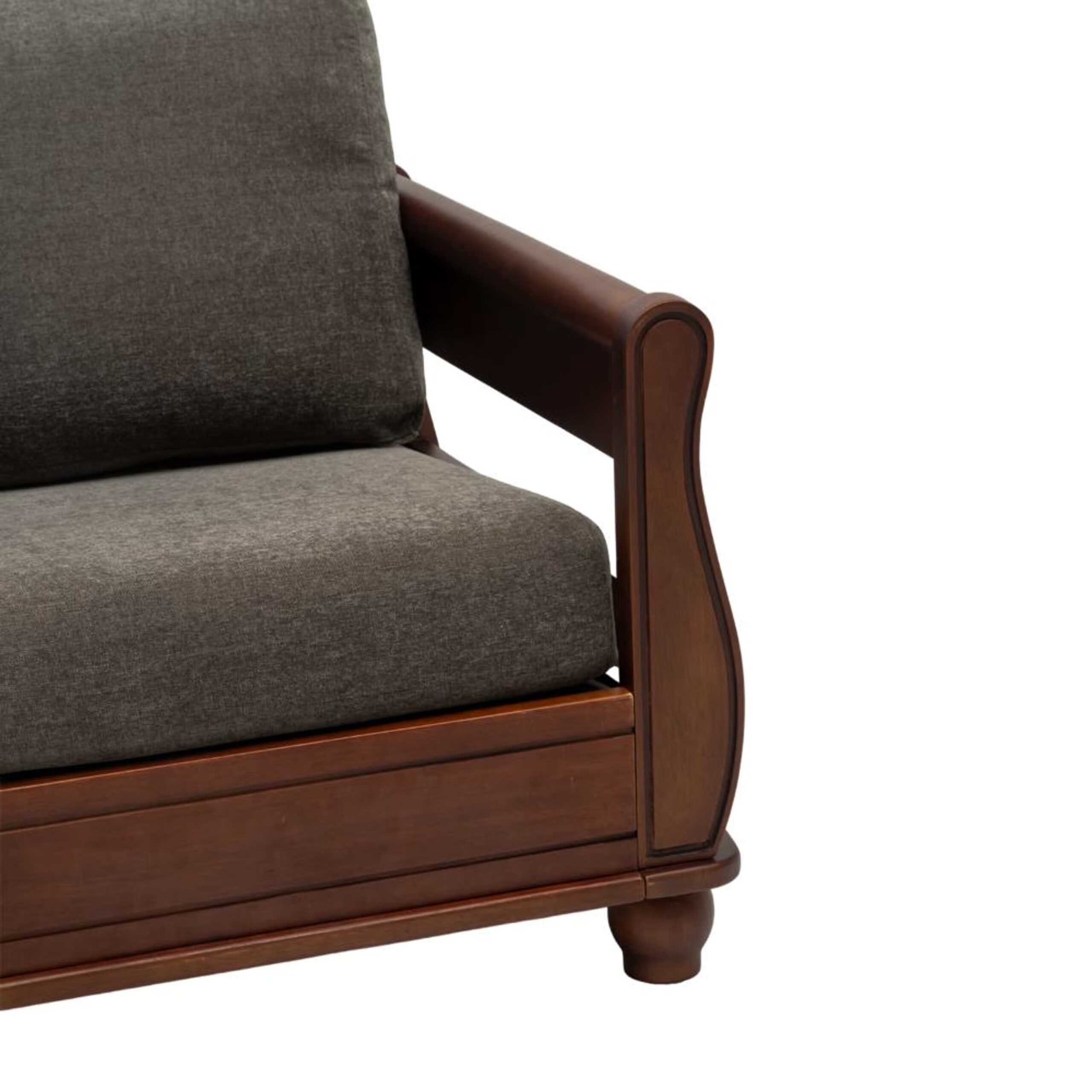 Swani Stefano 1 Seater Sofa – Modern Compact Fabric Sofa - Image 3