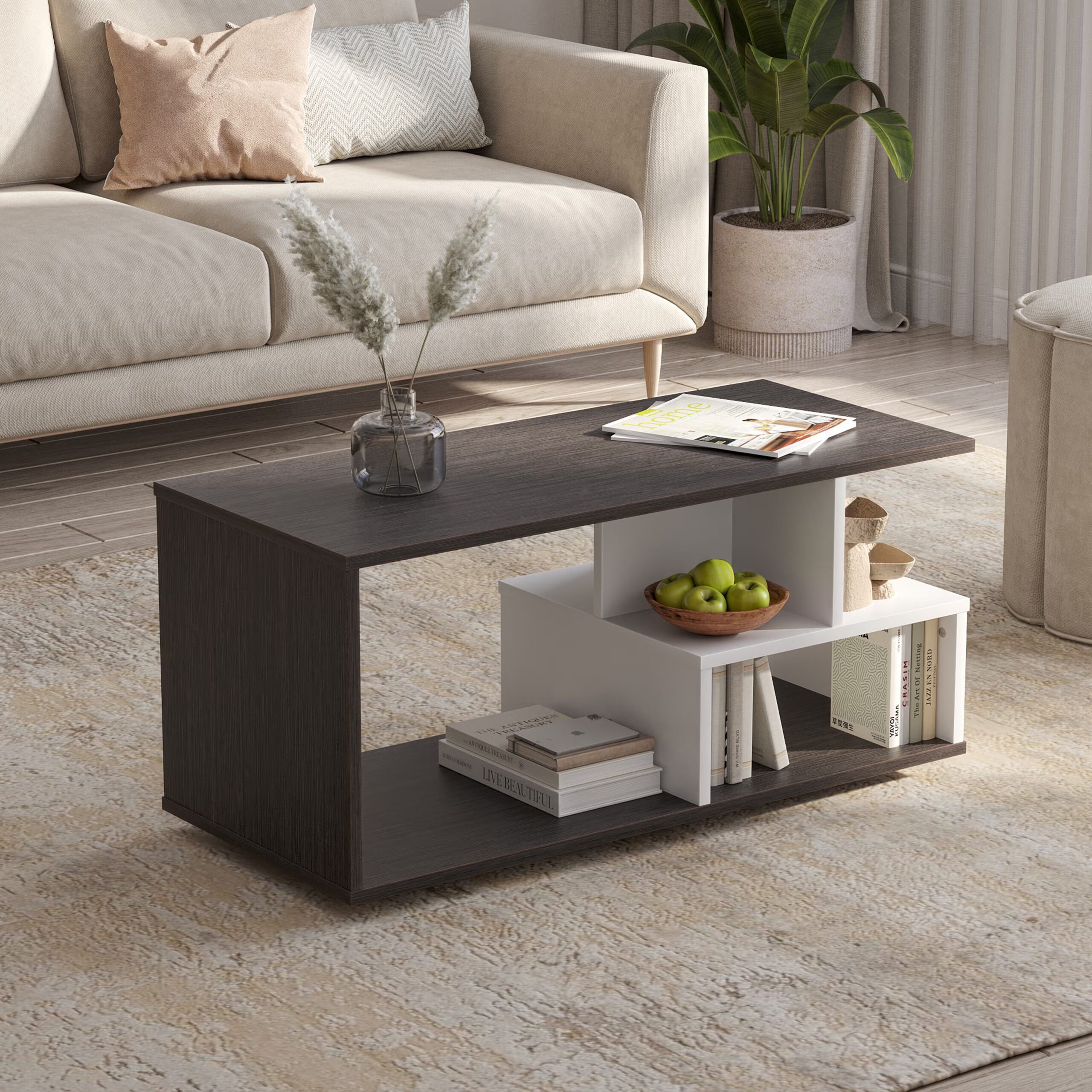 Swani Furniture Tazza Coffee Table – Wenge Finish, Engineered Wood