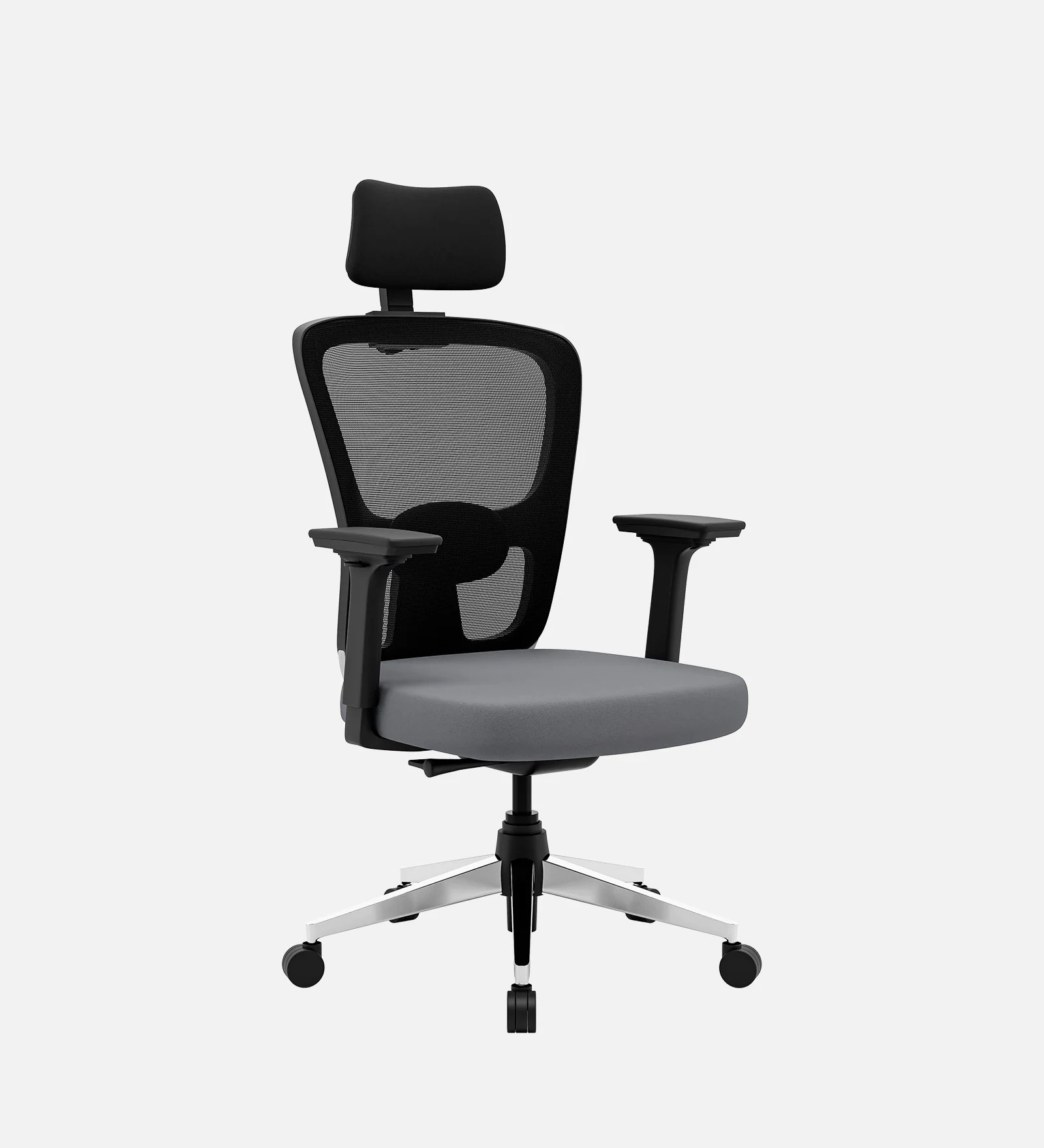 Ergonomic Office Chair in Grey – Mid Back Comfortable Work Chair | Swani Furniture - Image 5