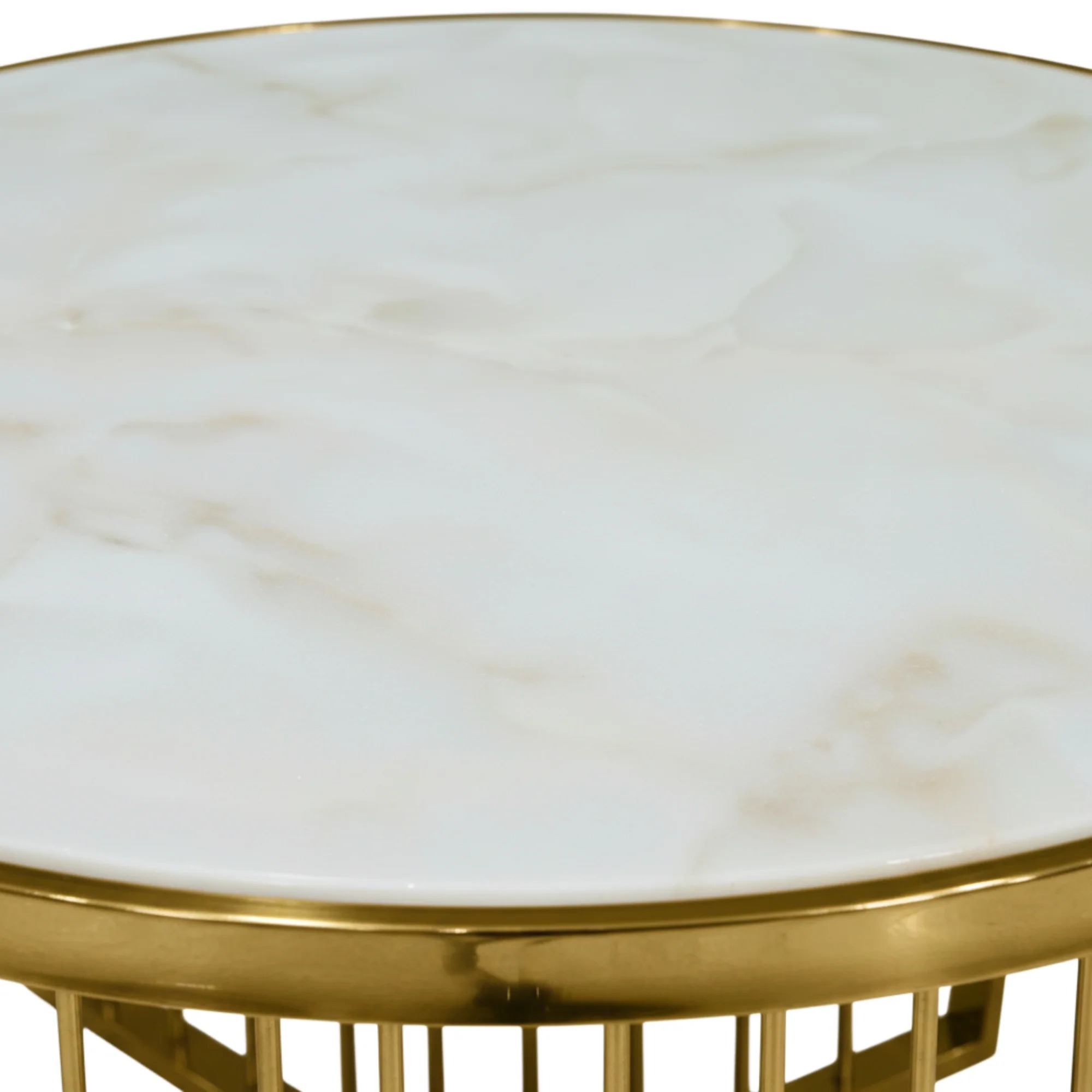 Swani Furniture Marigold Marble Coffee Table Set – Elegant Nesting Tables for Modern Living Room - Image 6