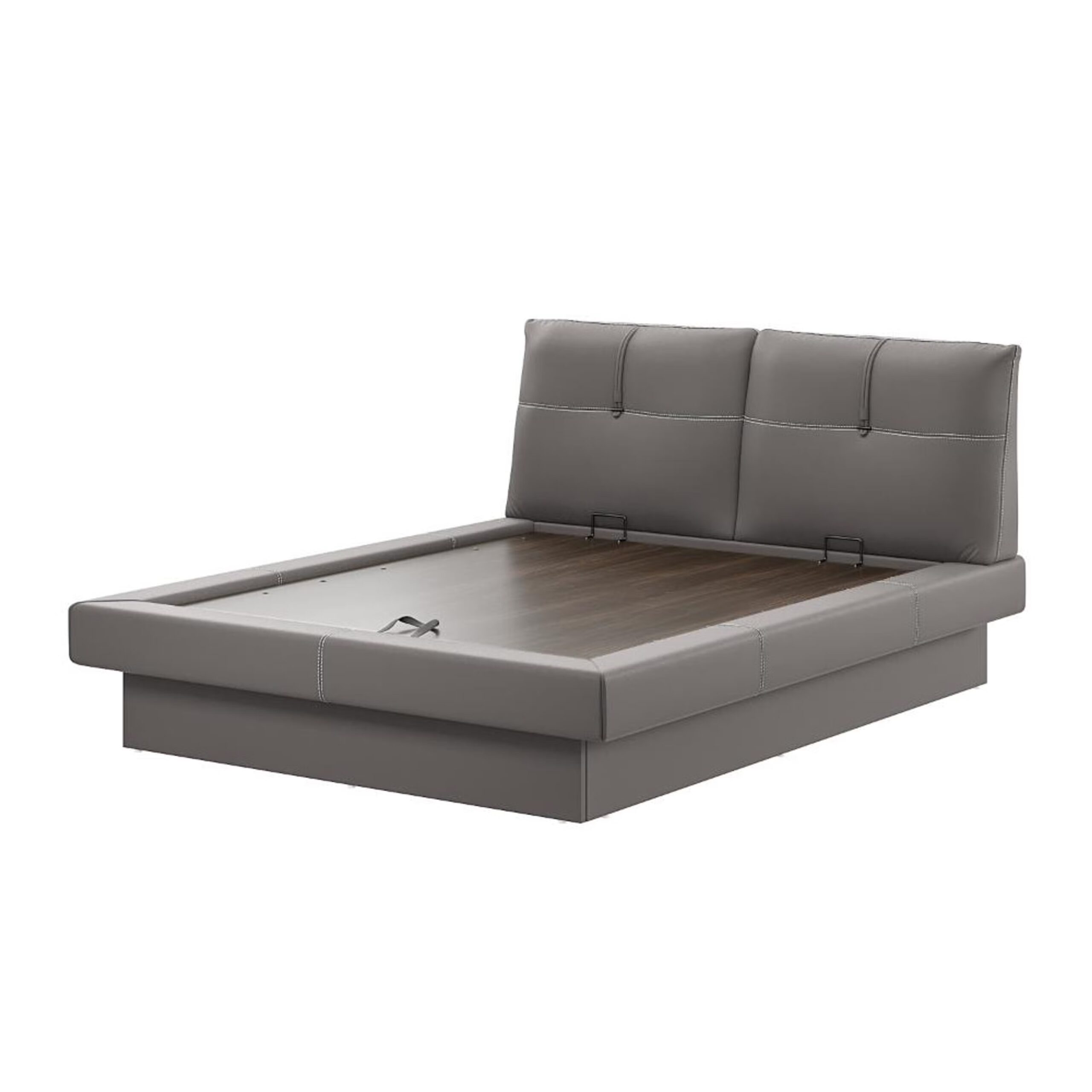 Swani Furniture Queen Size Hydraulic Storage Bed with Premium Upholstered Design – Modern Space-Saving Bed - Image 6