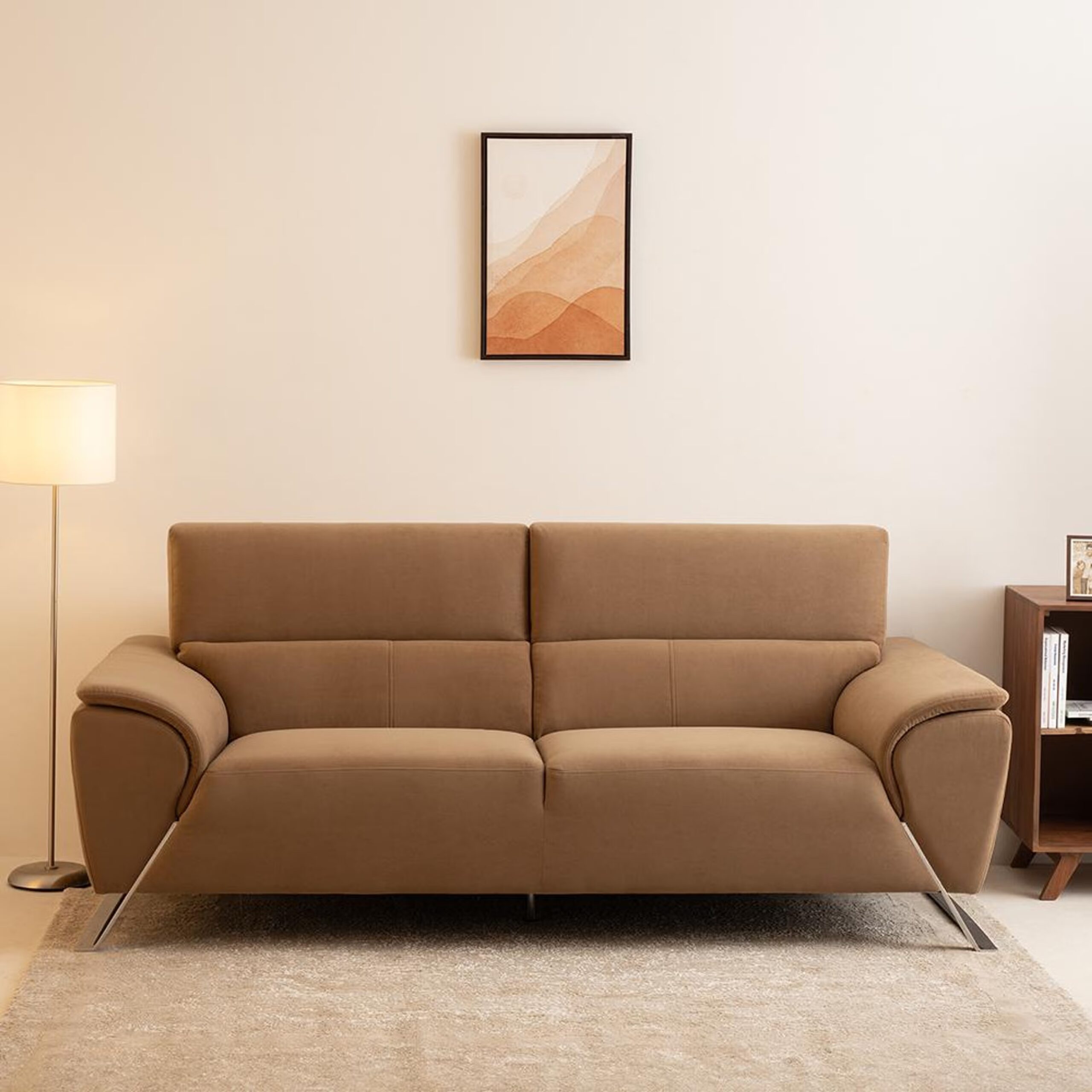 Swani Magnus 3 Seater Sofa – Modern Fabric Living Room Sofa - Image 2