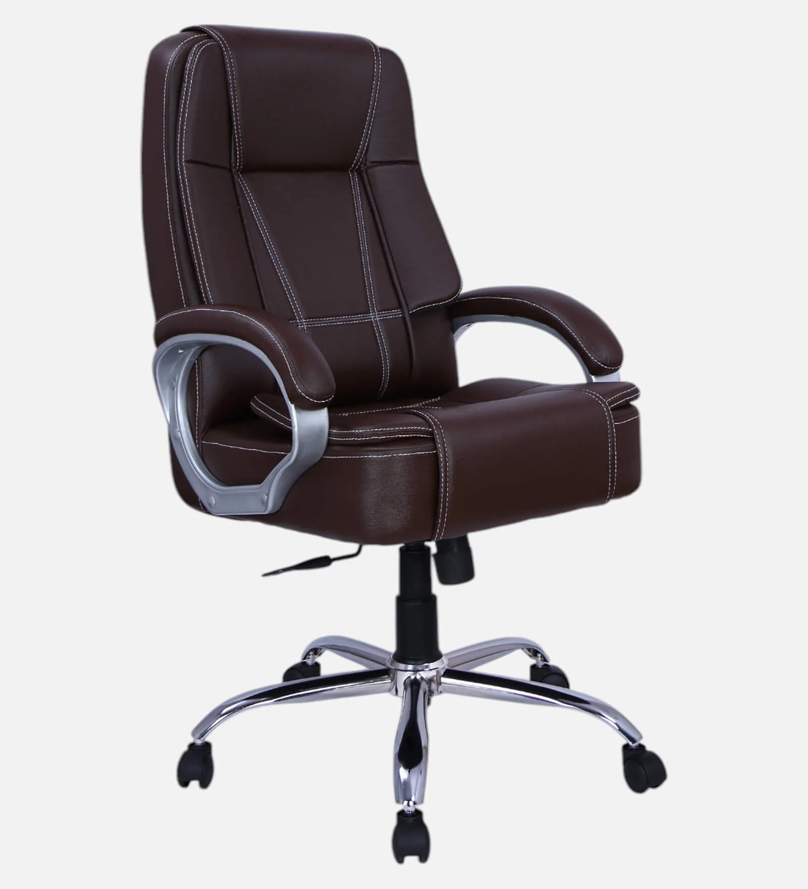 High Back Leatherette Executive Chair in Brown – Ergonomic Office Chair | Swani Furniture - Image 6